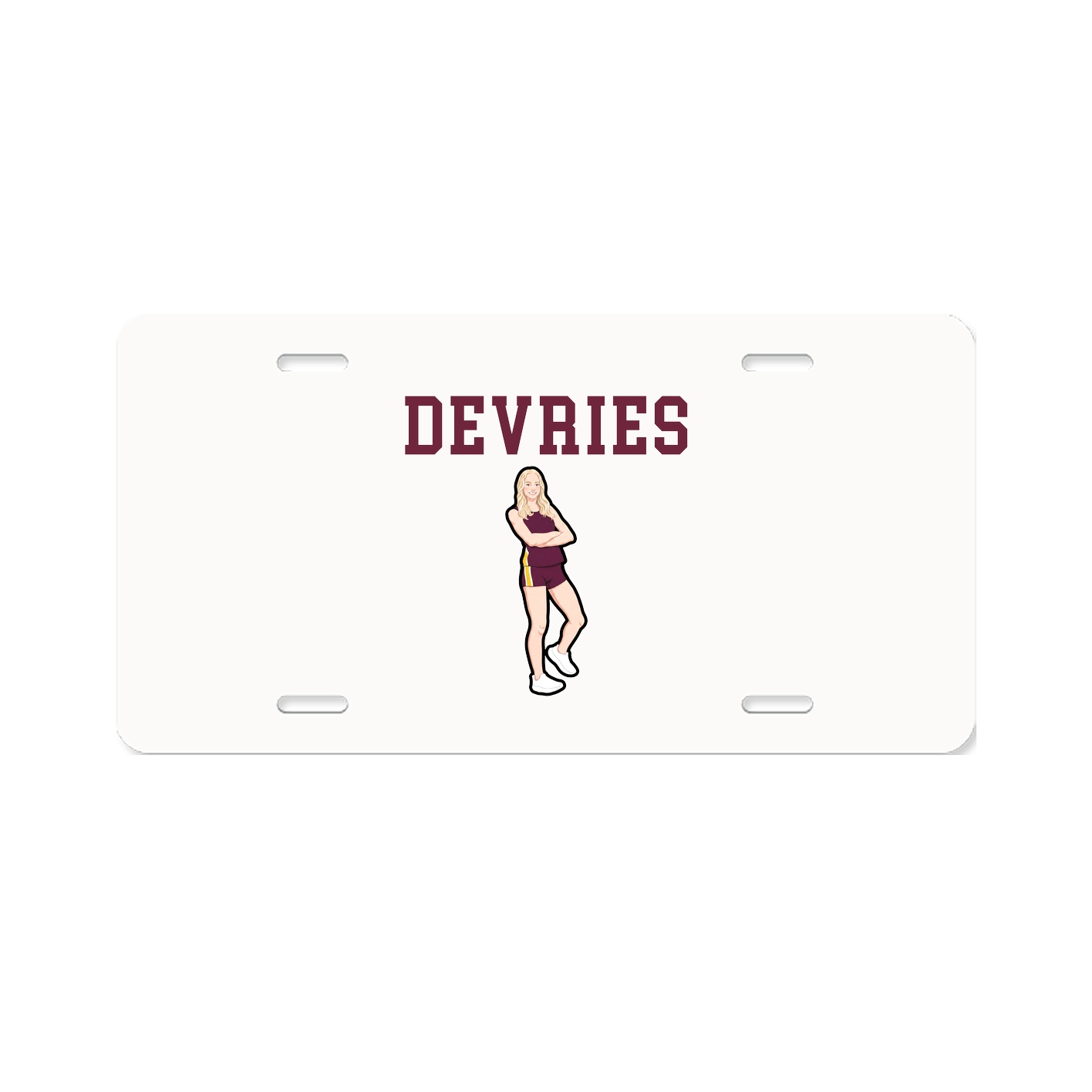 License Plate — Shirsey in Classic