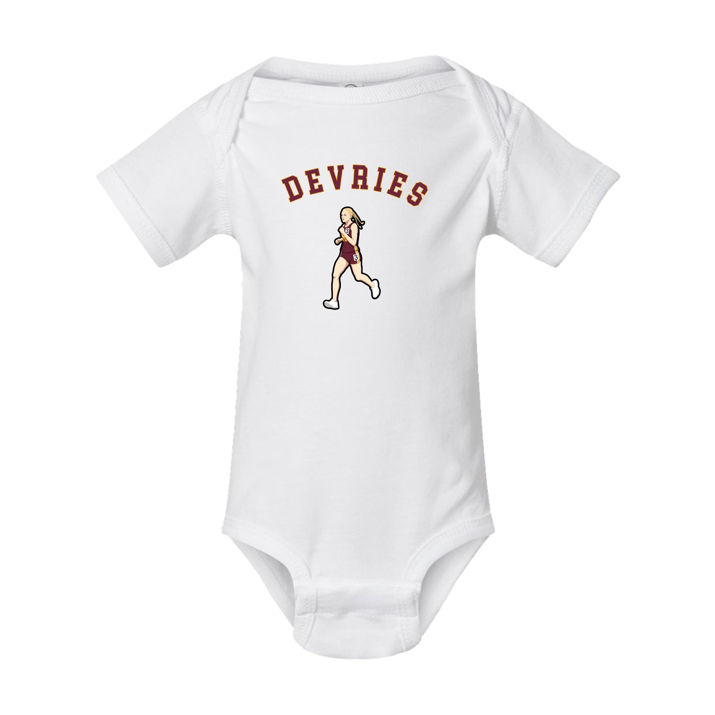 Baby Onesie — Shirsey Arch in White
