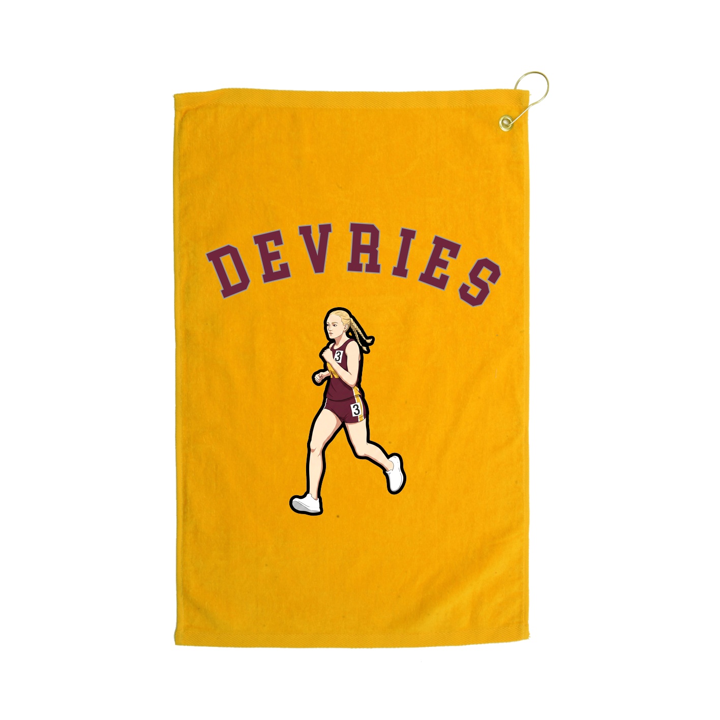 Golf Towel — Shirsey Arch in Gold