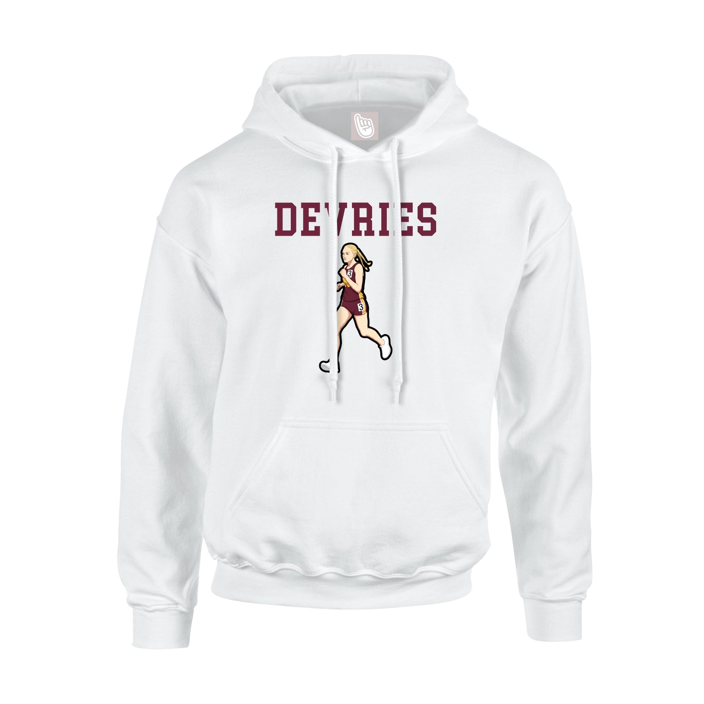 Hoodie — Shirsey in White