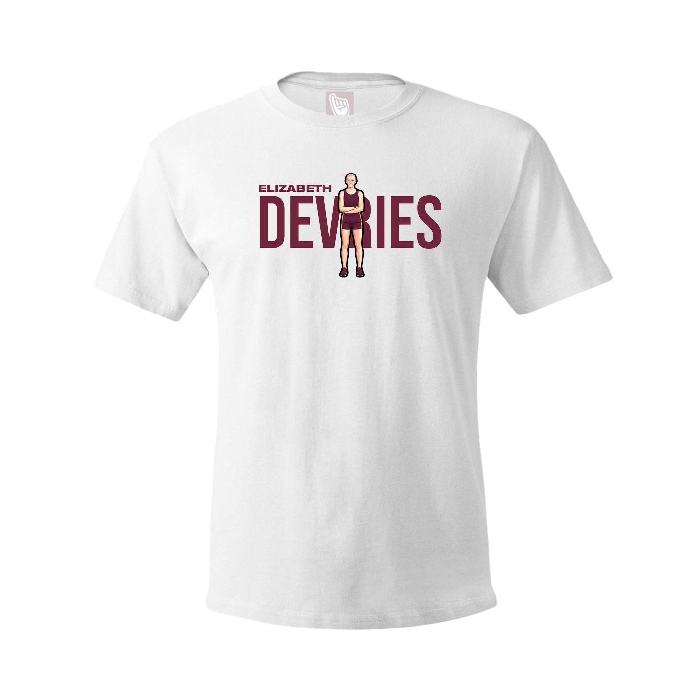 Youth Tee — Player Name in White