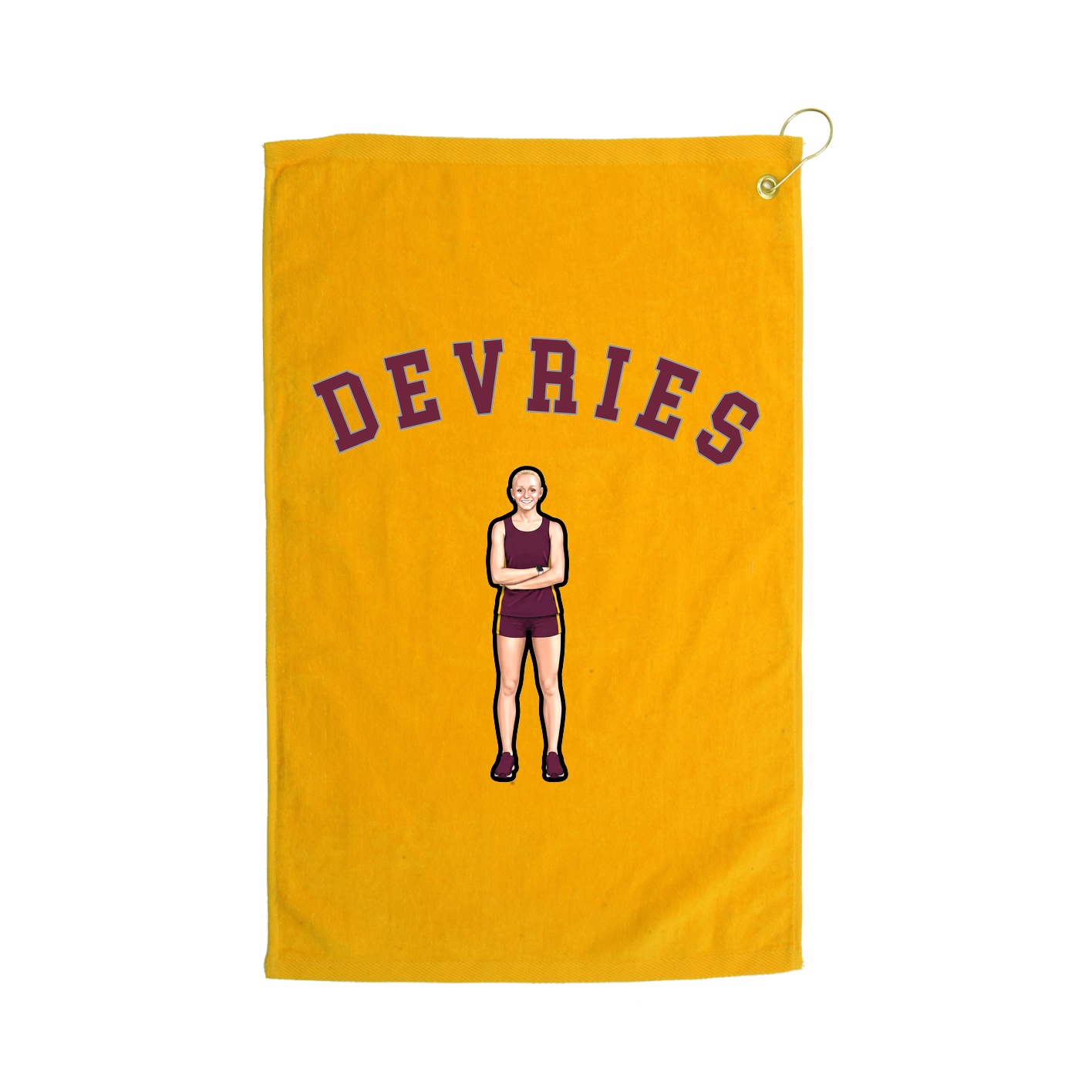 Golf Towel — Shirsey Arch in Gold