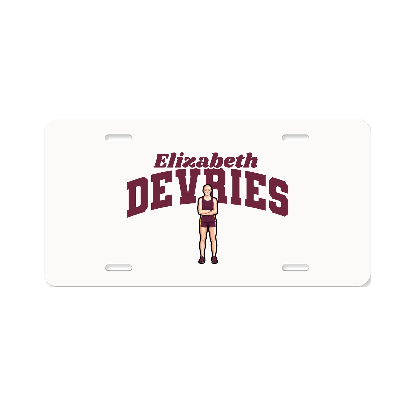License Plate — Signature Arch in Classic