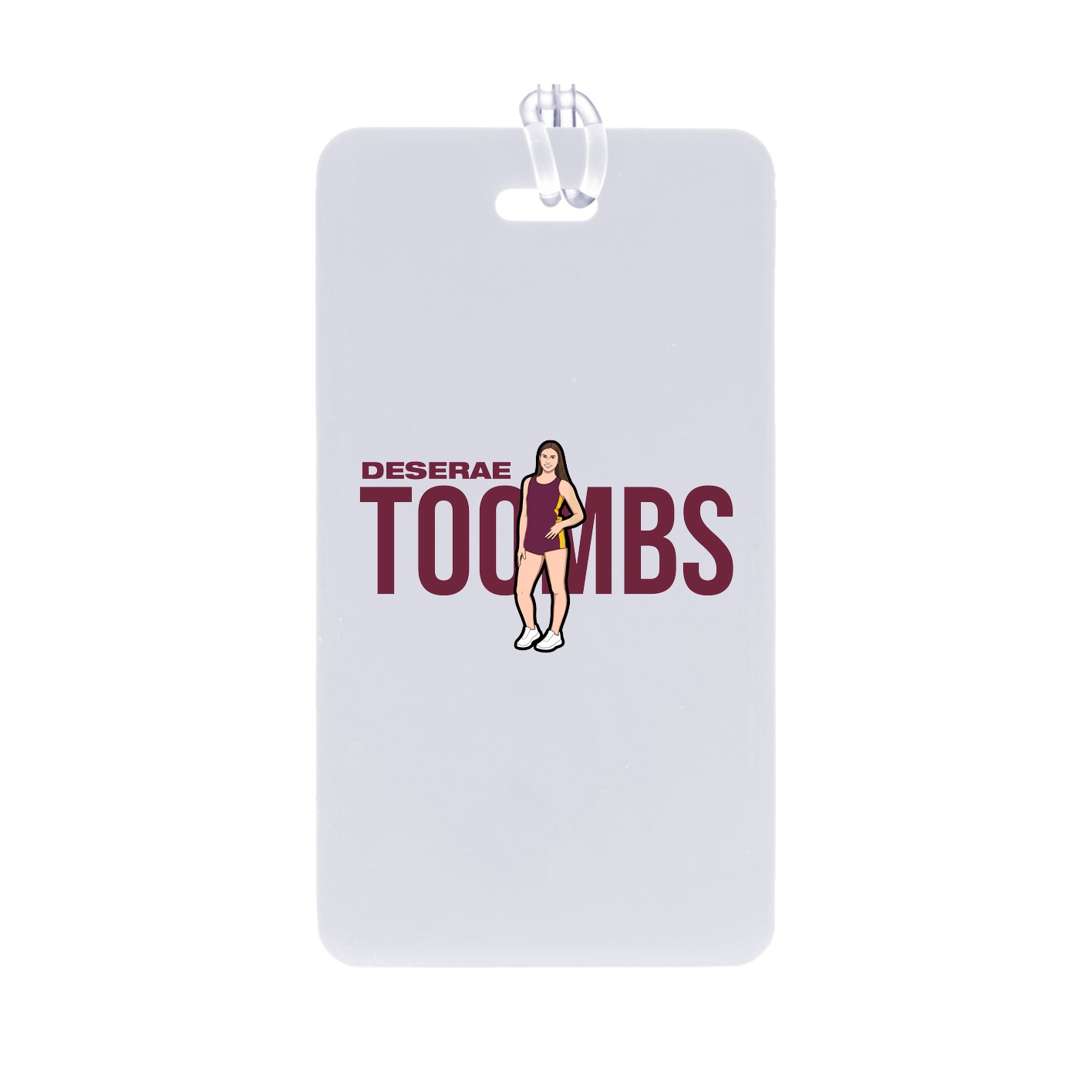 Bag Tag — Player Name in Classic