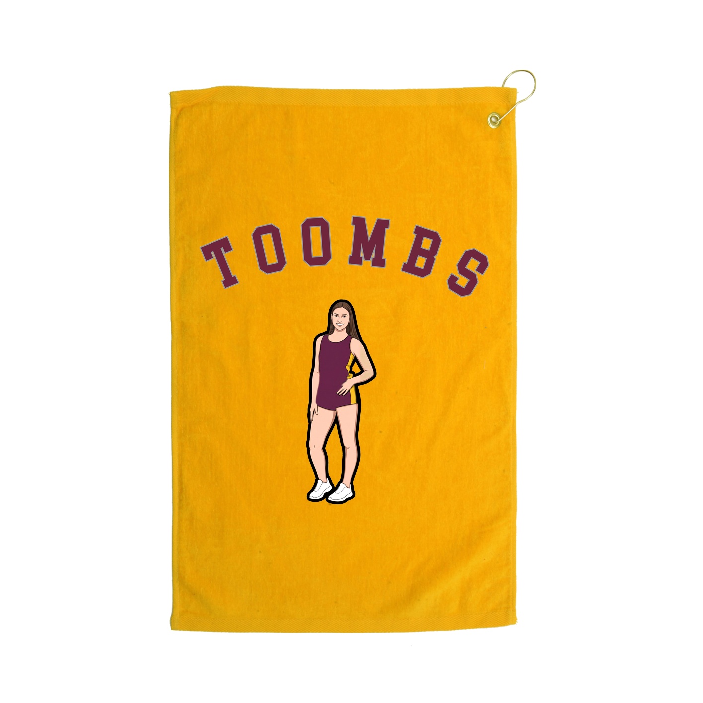 Golf Towel — Shirsey Arch in Gold