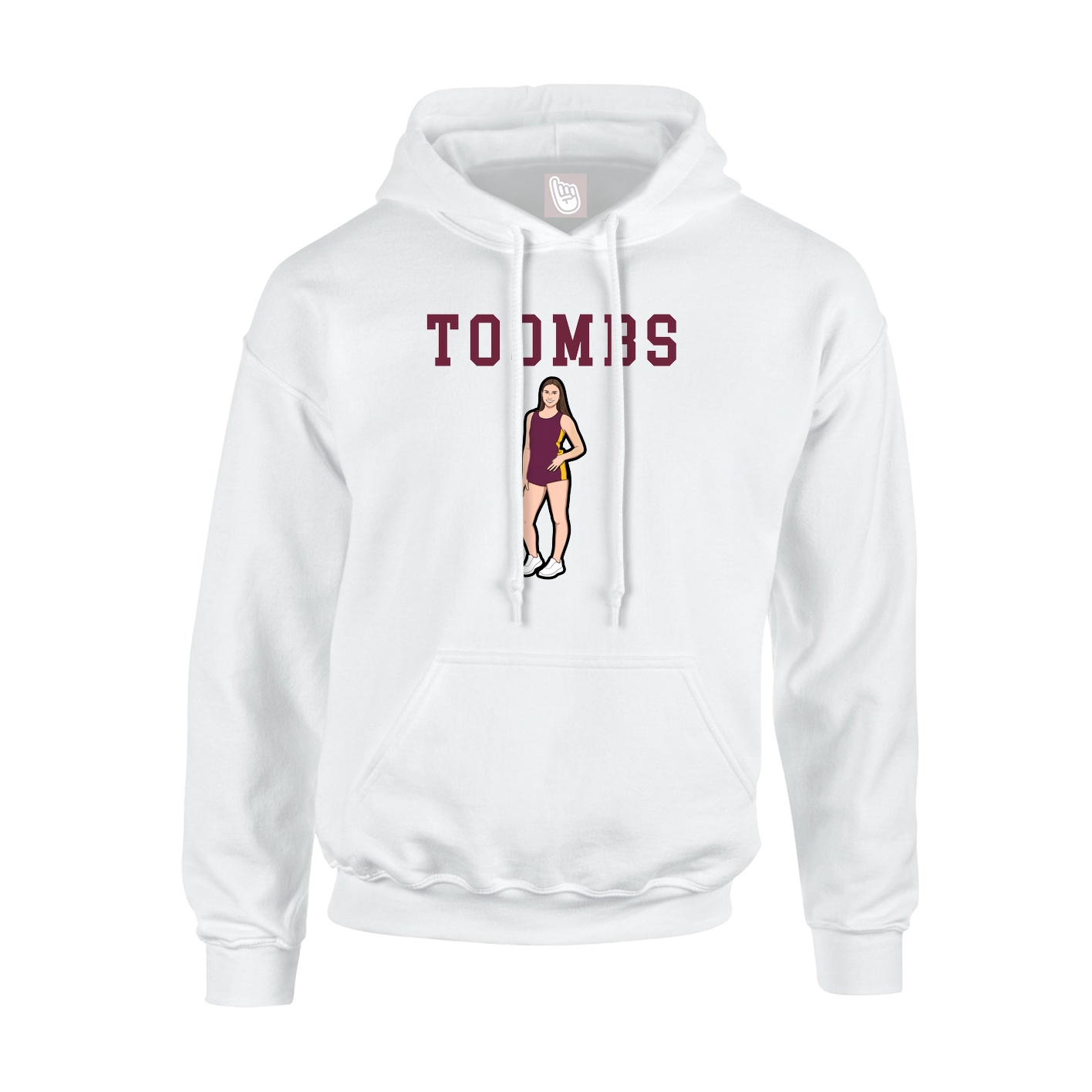 Hoodie — Shirsey in White
