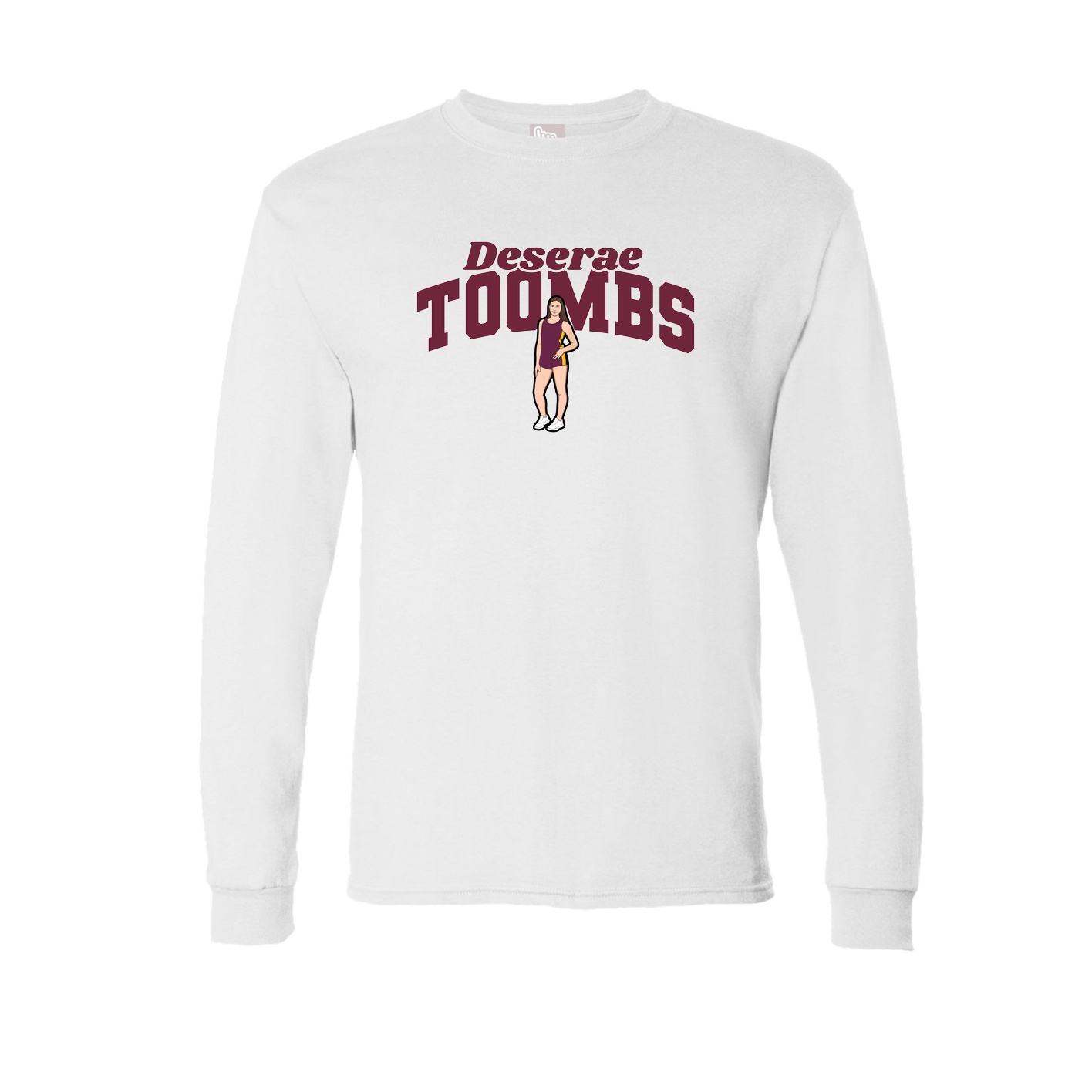 Long Sleeve Tee — Signature Arch in White