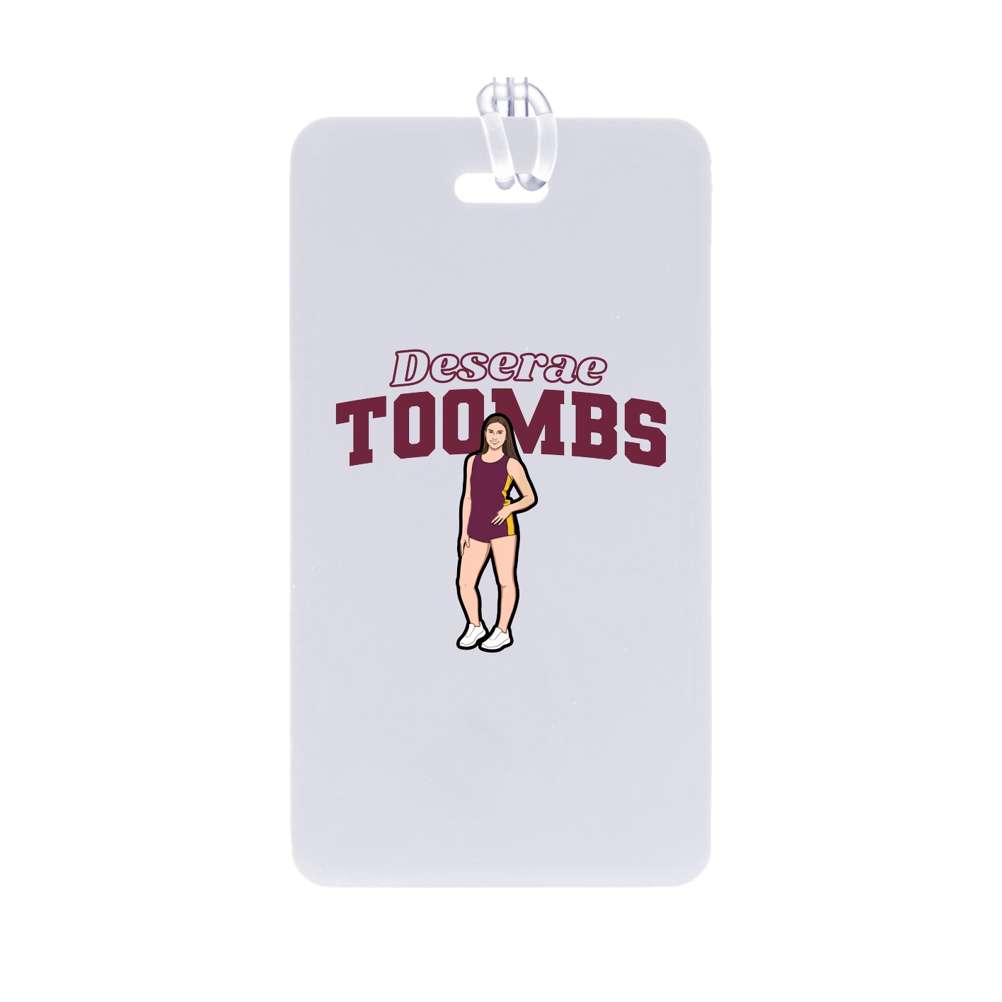Bag Tag — Name Arch in Classic