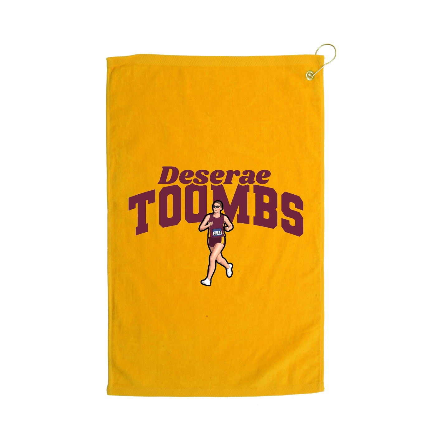 Golf Towel — Signature Arch in Gold