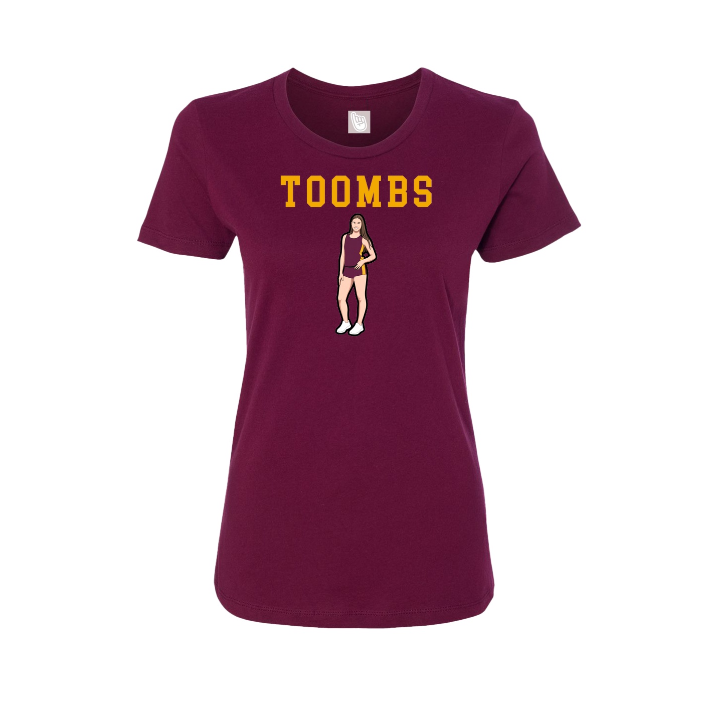 Womens Tee — Shirsey in Maroon