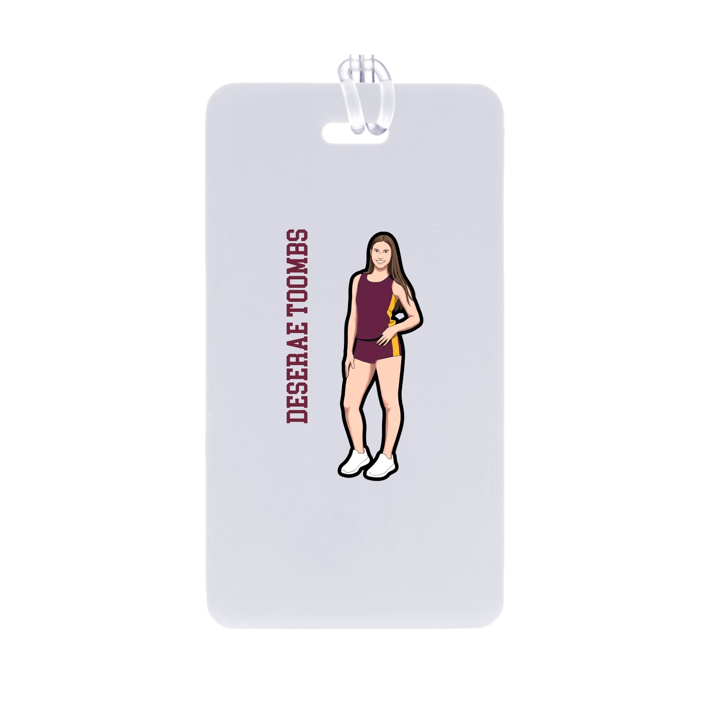 Bag Tag — Name Vertical in Classic
