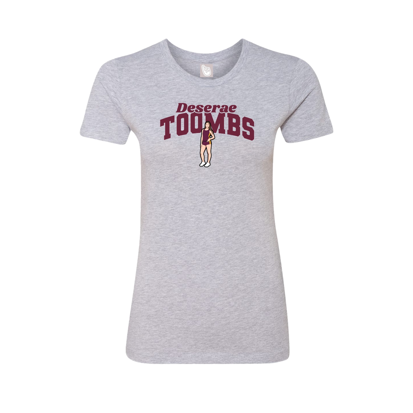 Womens Tee — Signature Arch in Grey