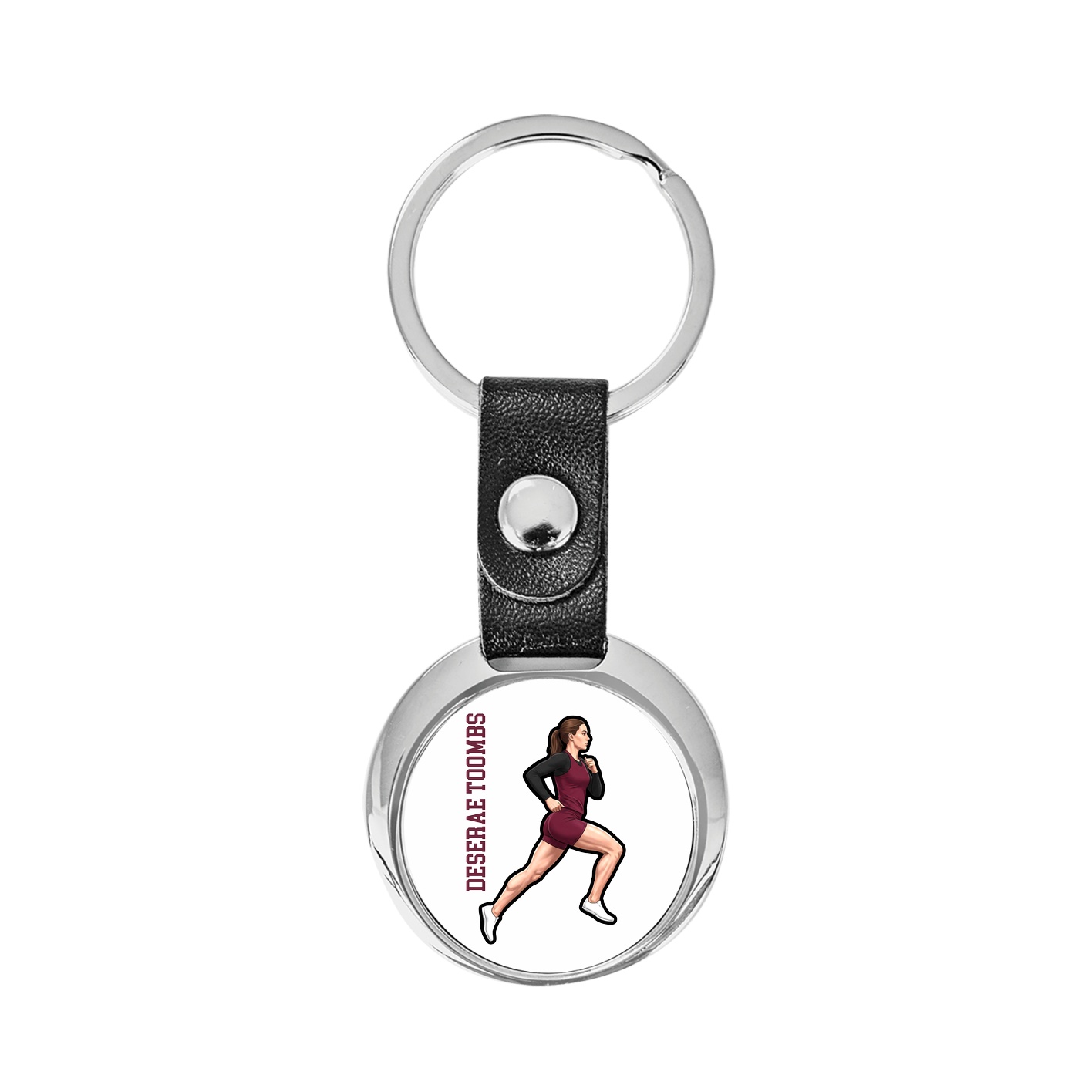 Key Chain — Name Vertical in Classic