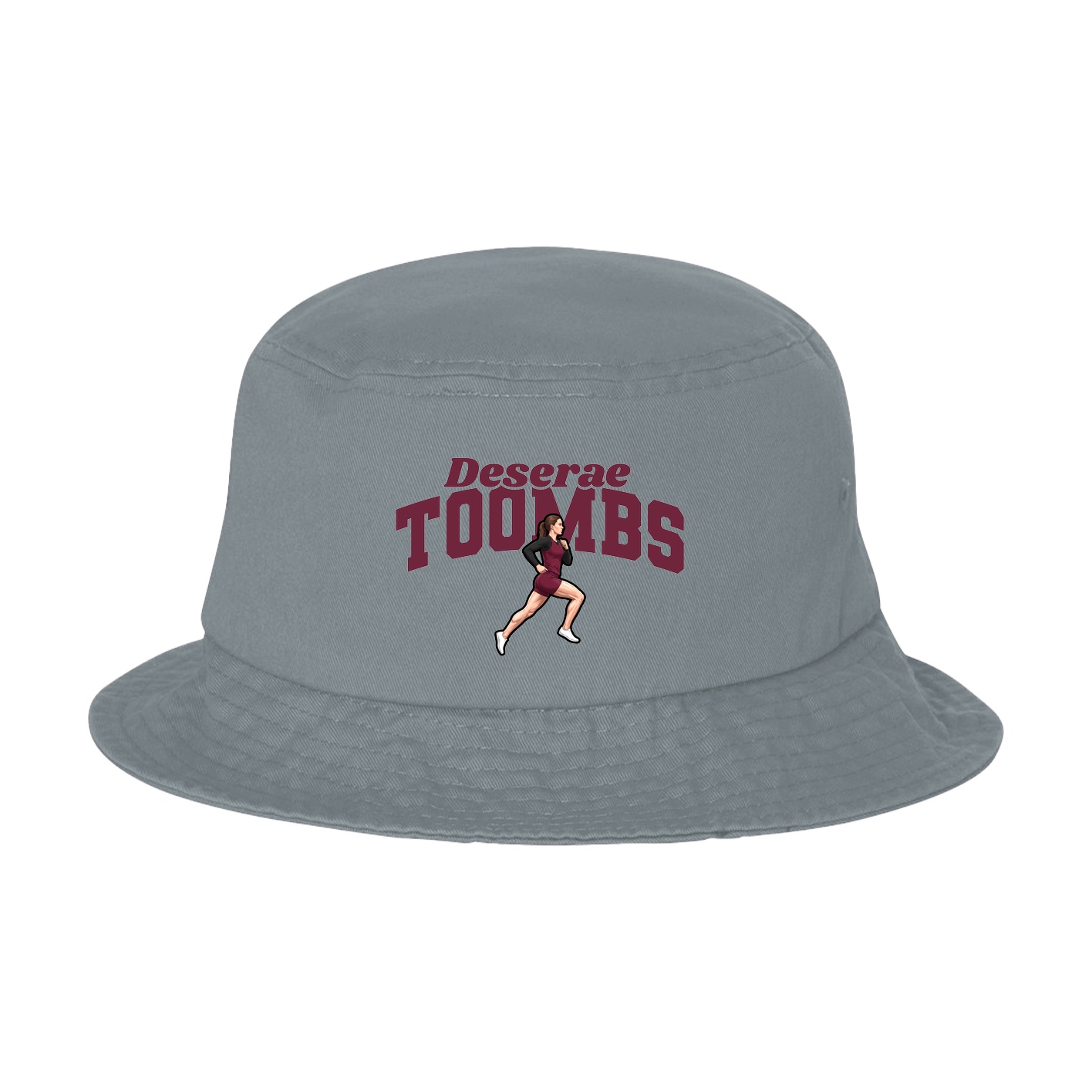 Bucket Cap — Signature Arch in Grey