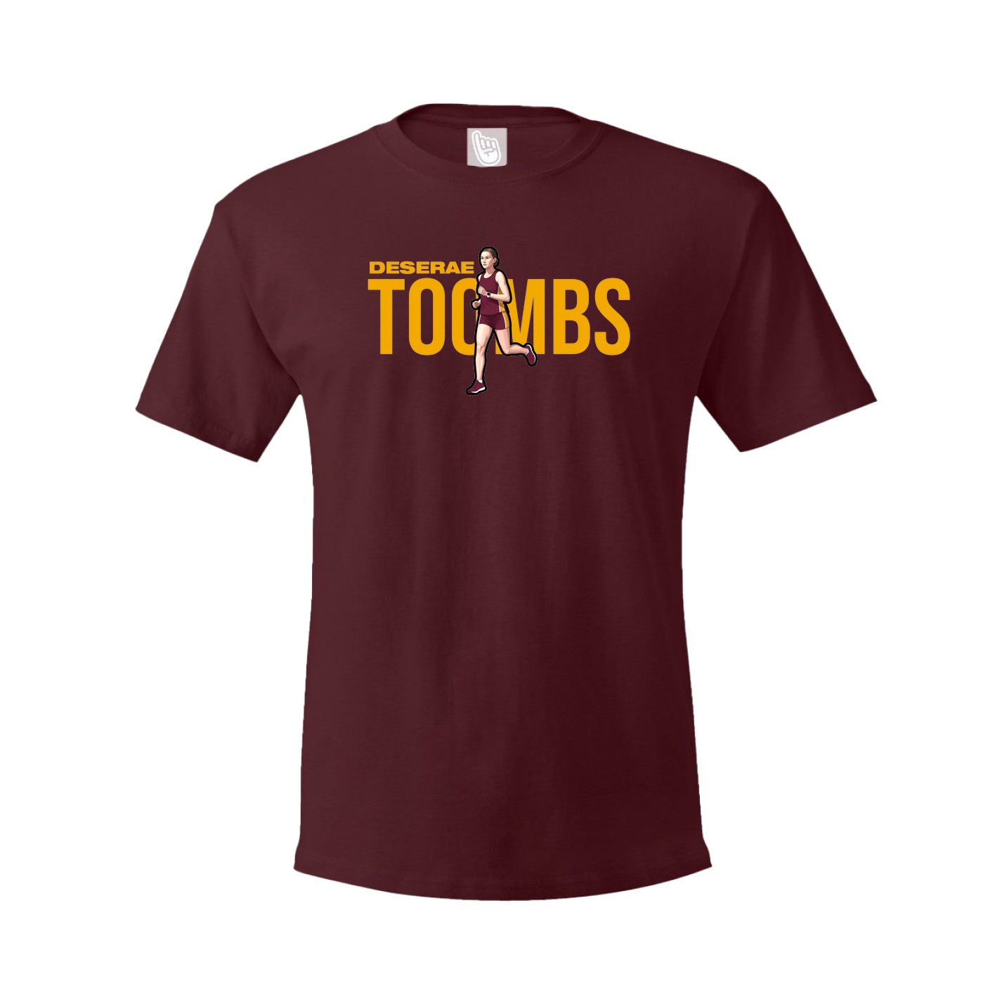 Tee — Player Name in Maroon
