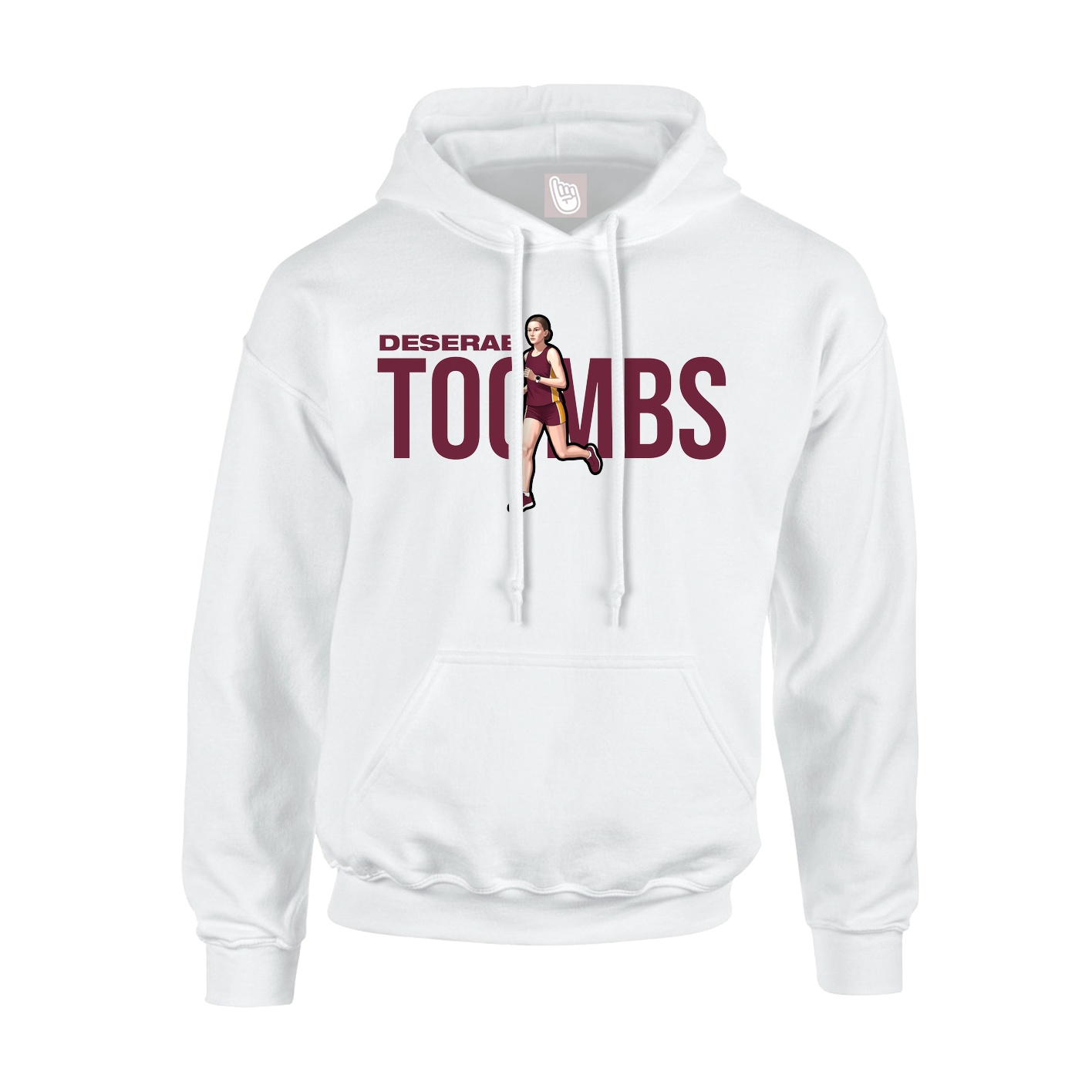 Hoodie — Player Name in White