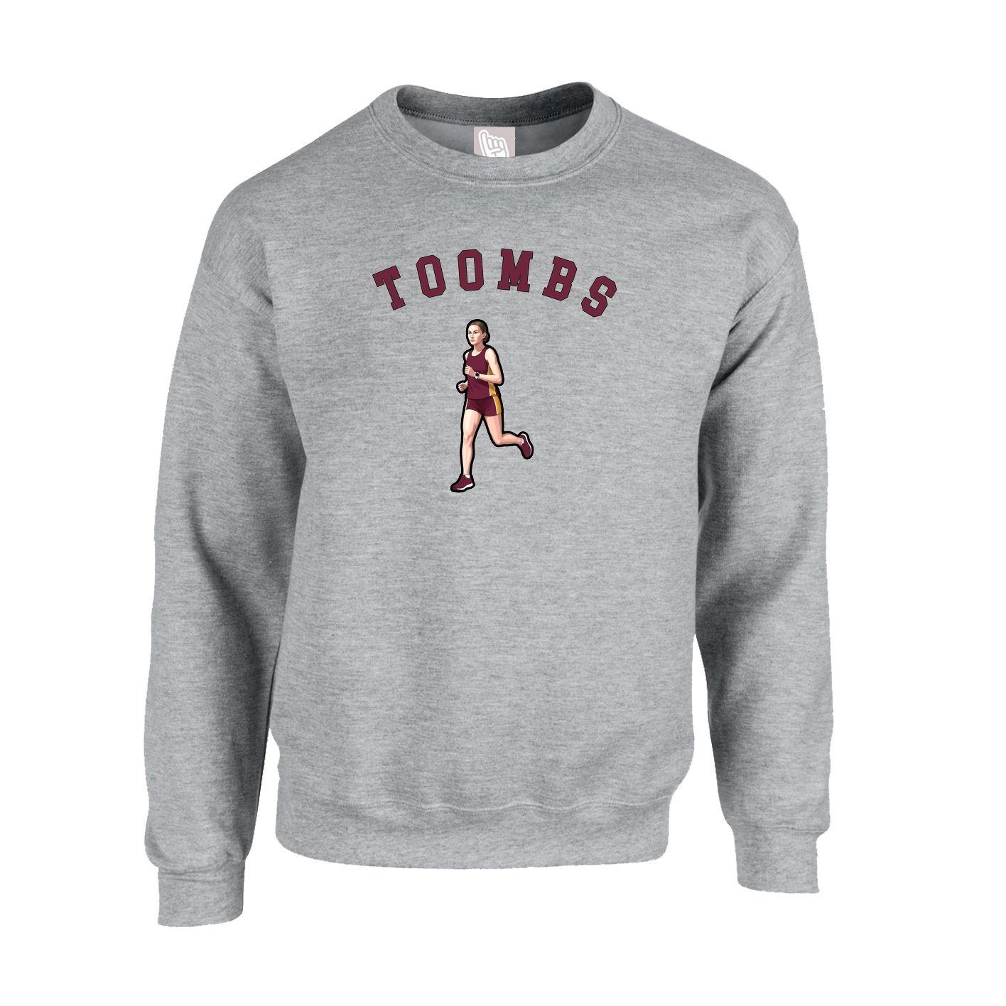 Fleece Crew — Shirsey Arch in Grey