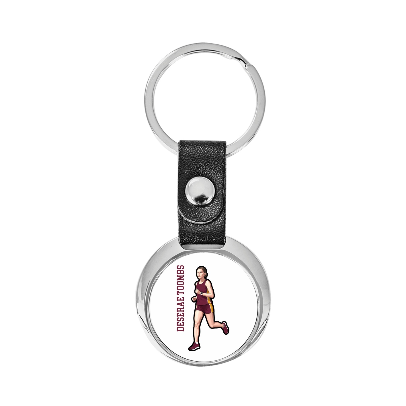 Key Chain — Name Vertical in Classic