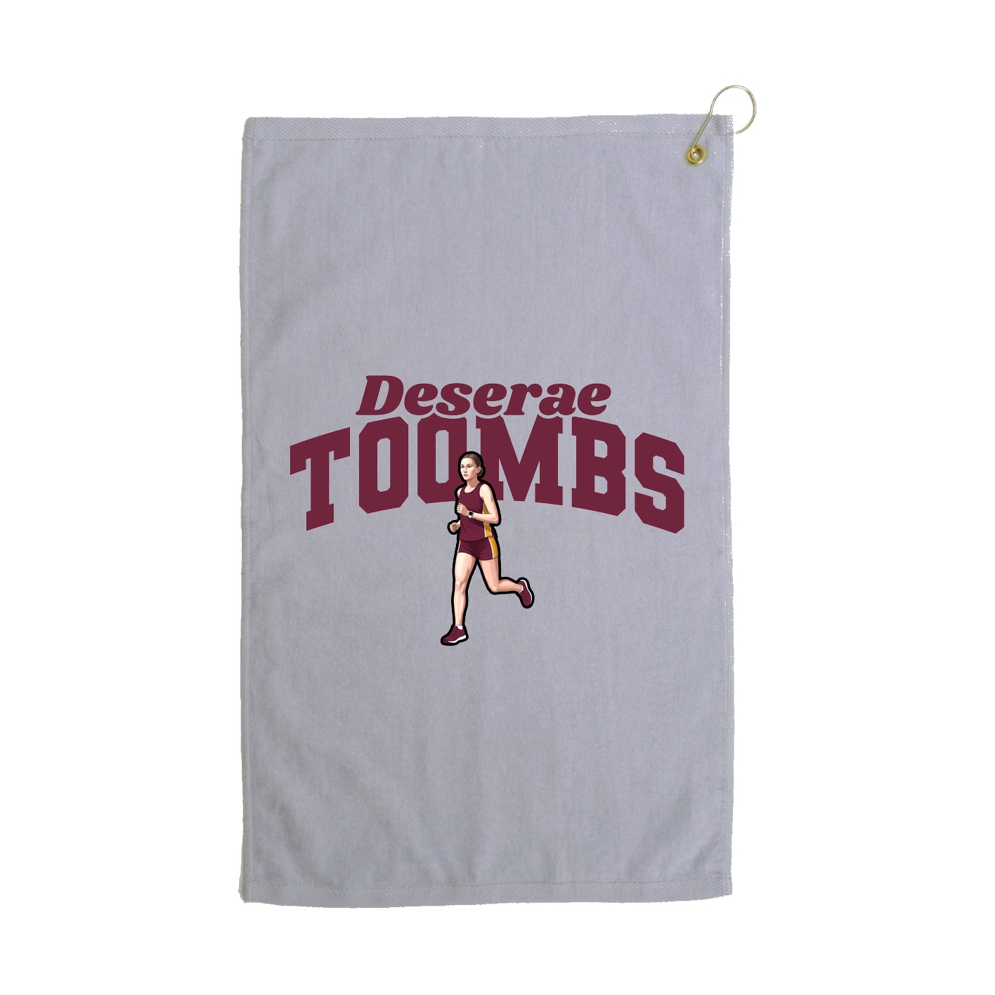 Golf Towel — Signature Arch in Grey