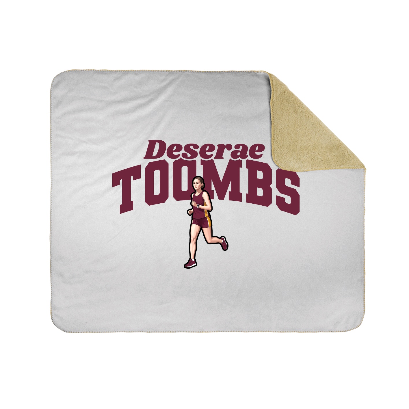 Throw Blanket — Signature Arch in White