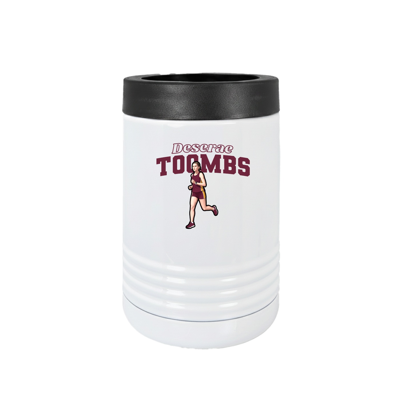 Beverage Holder — Name Arch in White