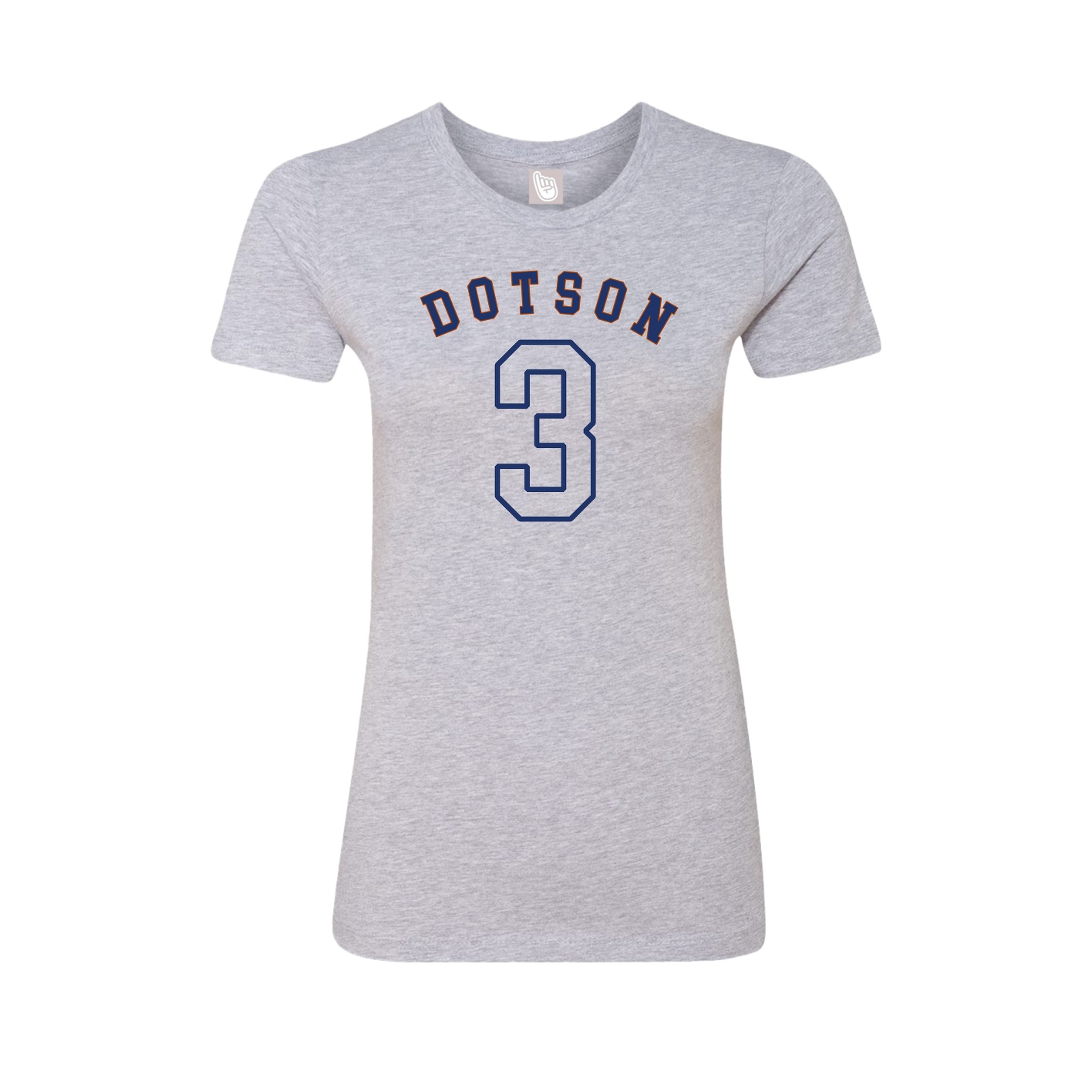 Fitted Women's Tee — Shirsey Arch in Grey
