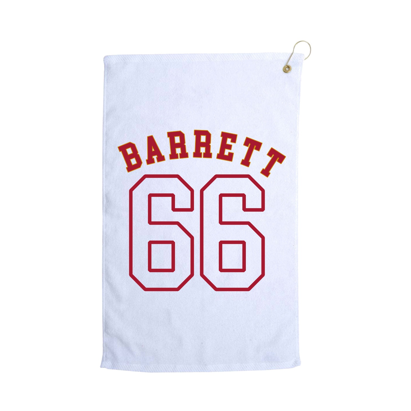 Golf Towel — Shirsey Arch in White