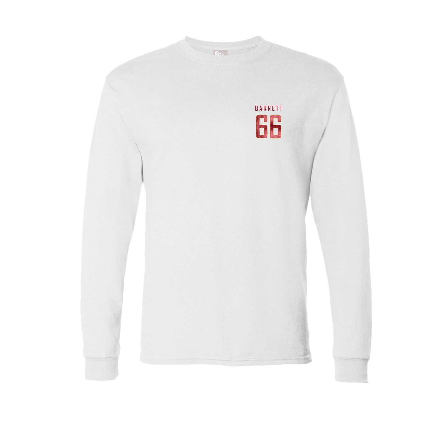 Long Sleeve Tee — Mesh Shirsey in White