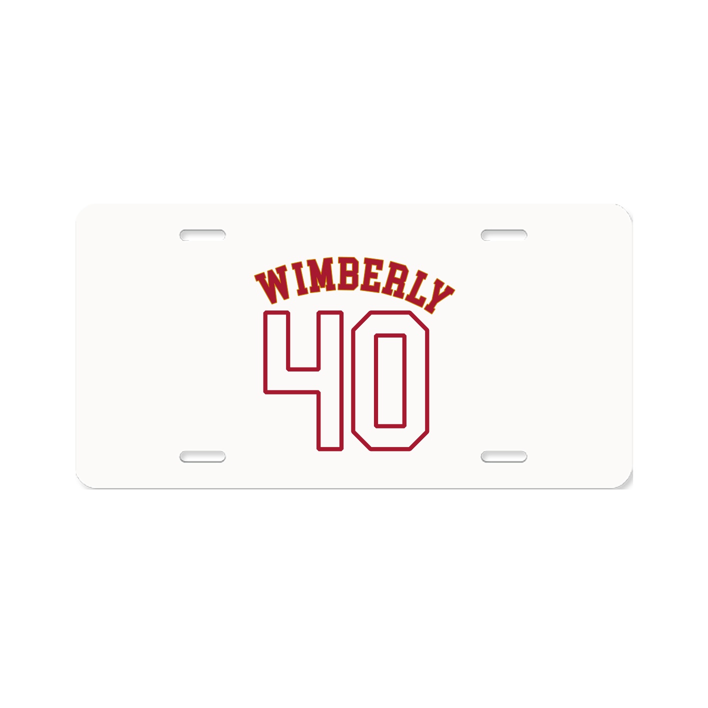 License Plate — Shirsey Arch in Classic
