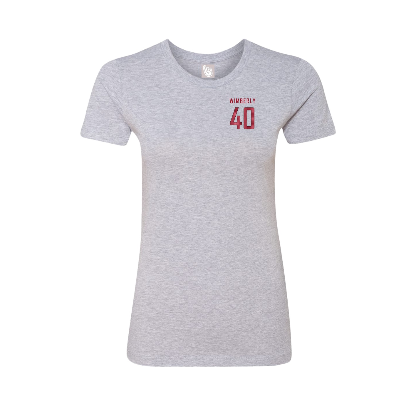 Fitted Women's Tee — Mesh Shirsey in Grey