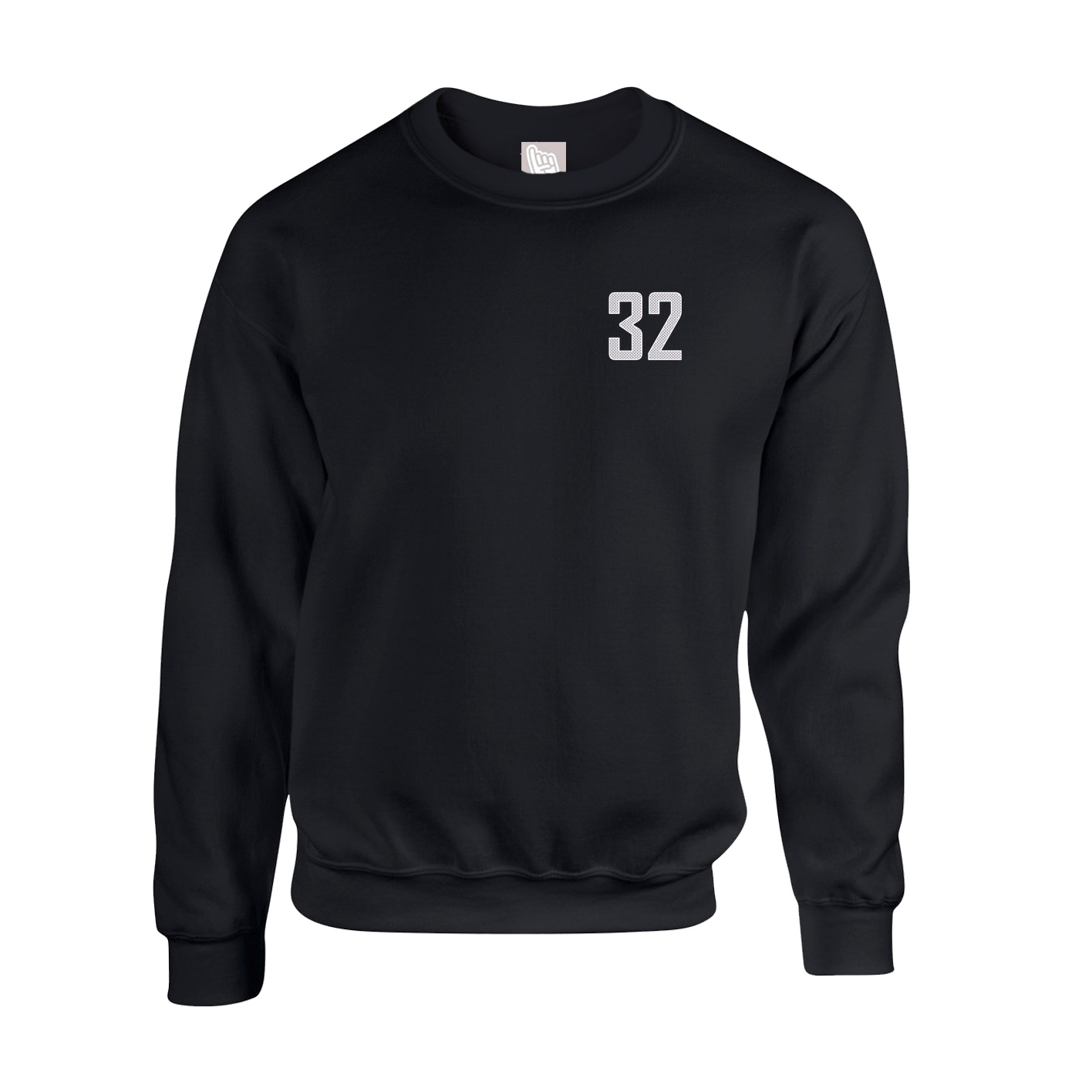 Fleece Crew — Front Shirsy in Black