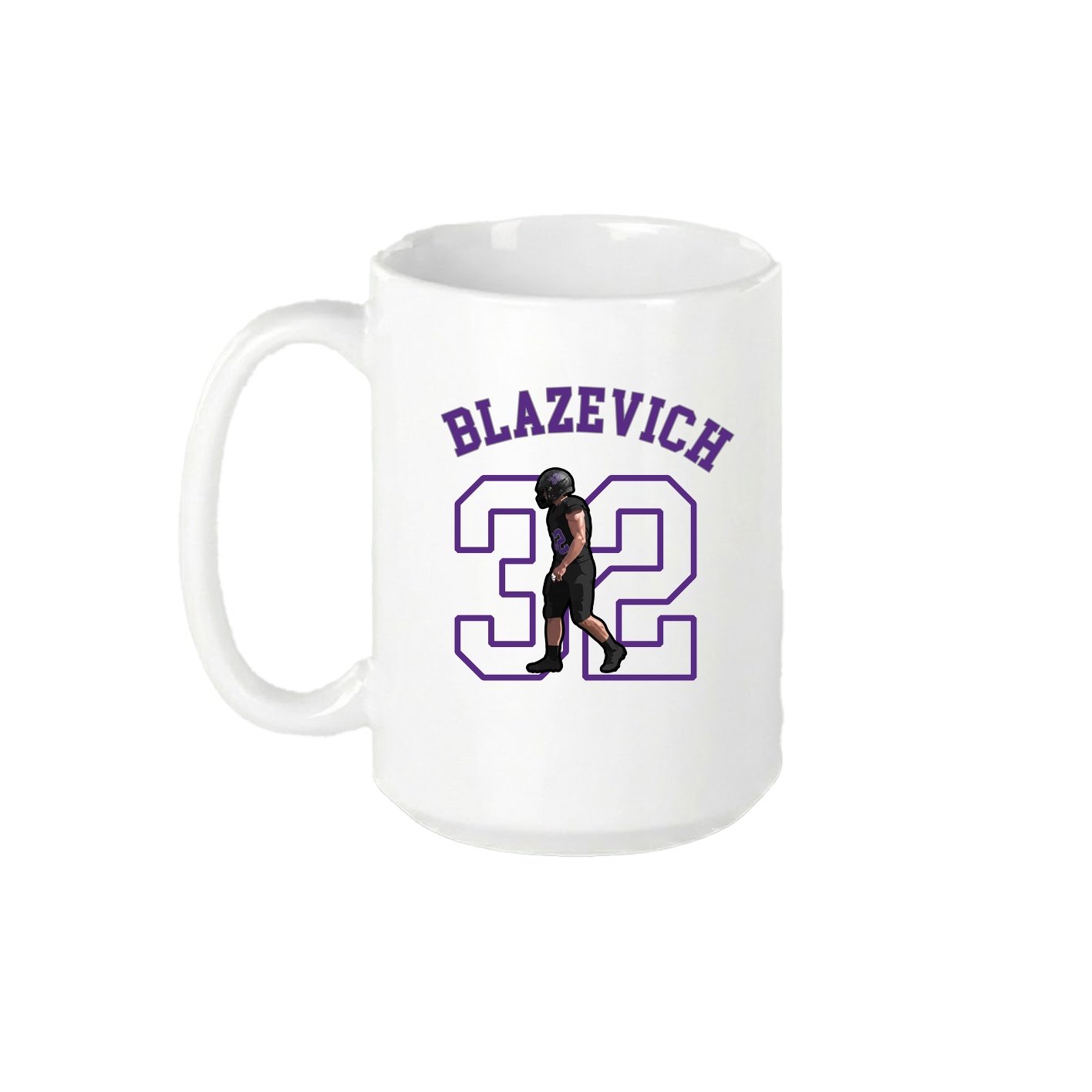 15oz Coffee Mug — Shirsey Arch in White