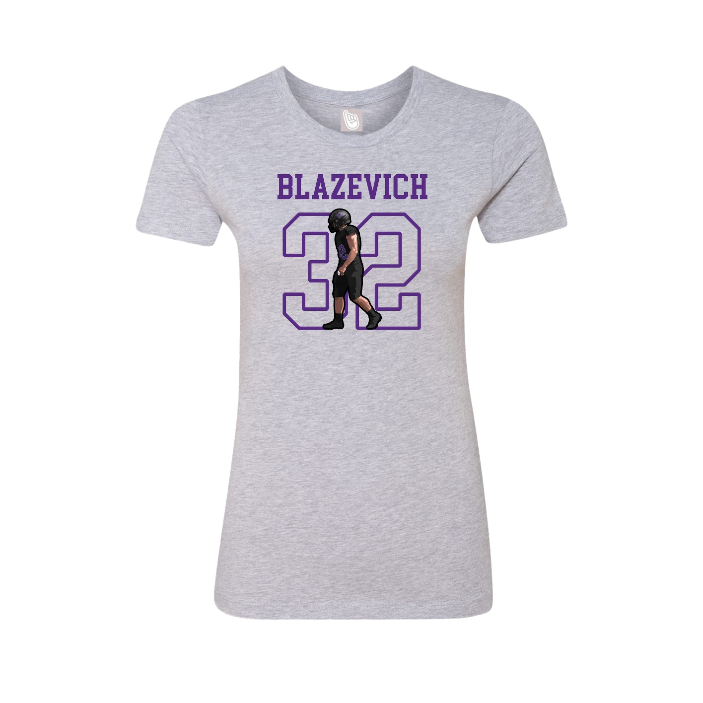 Fitted Women's Tee — Shirsey in Grey