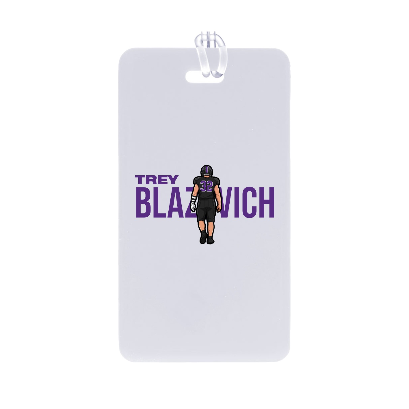 Bag Tag — Player Name in Classic