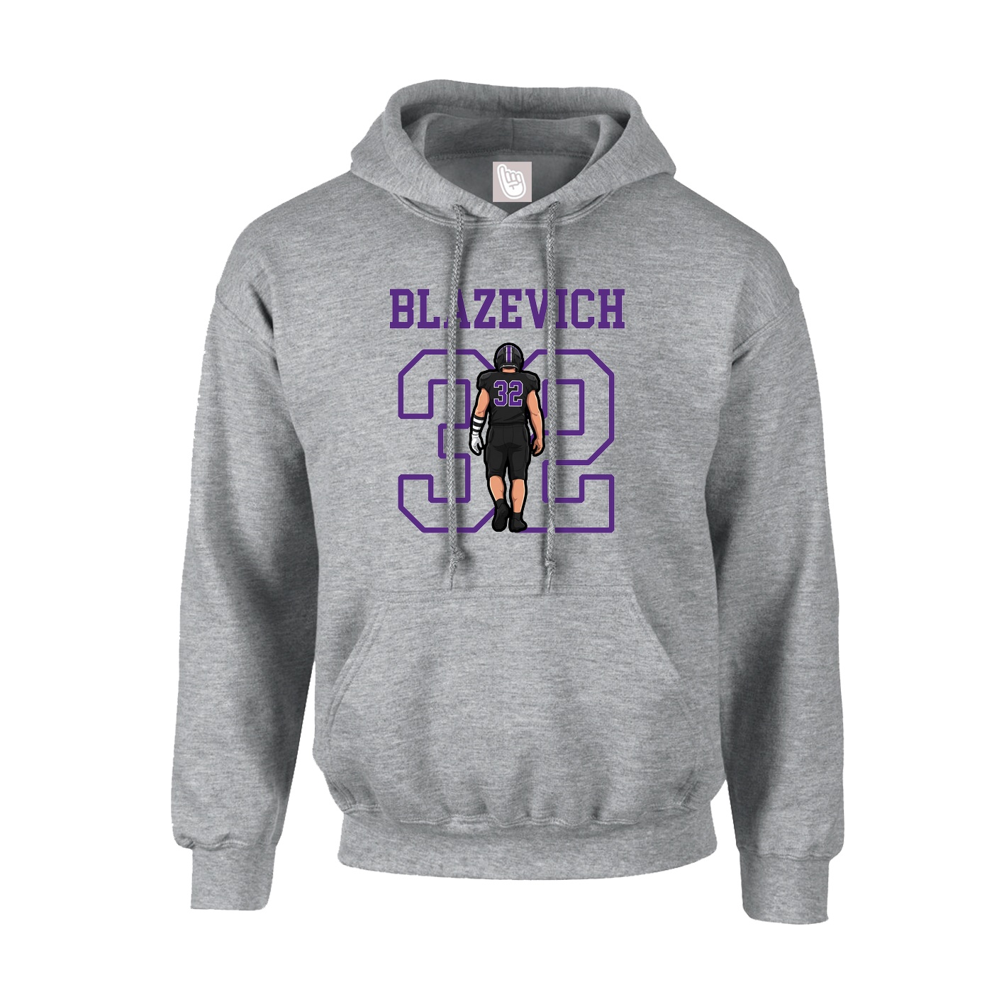 Hoodie — Shirsey in Grey