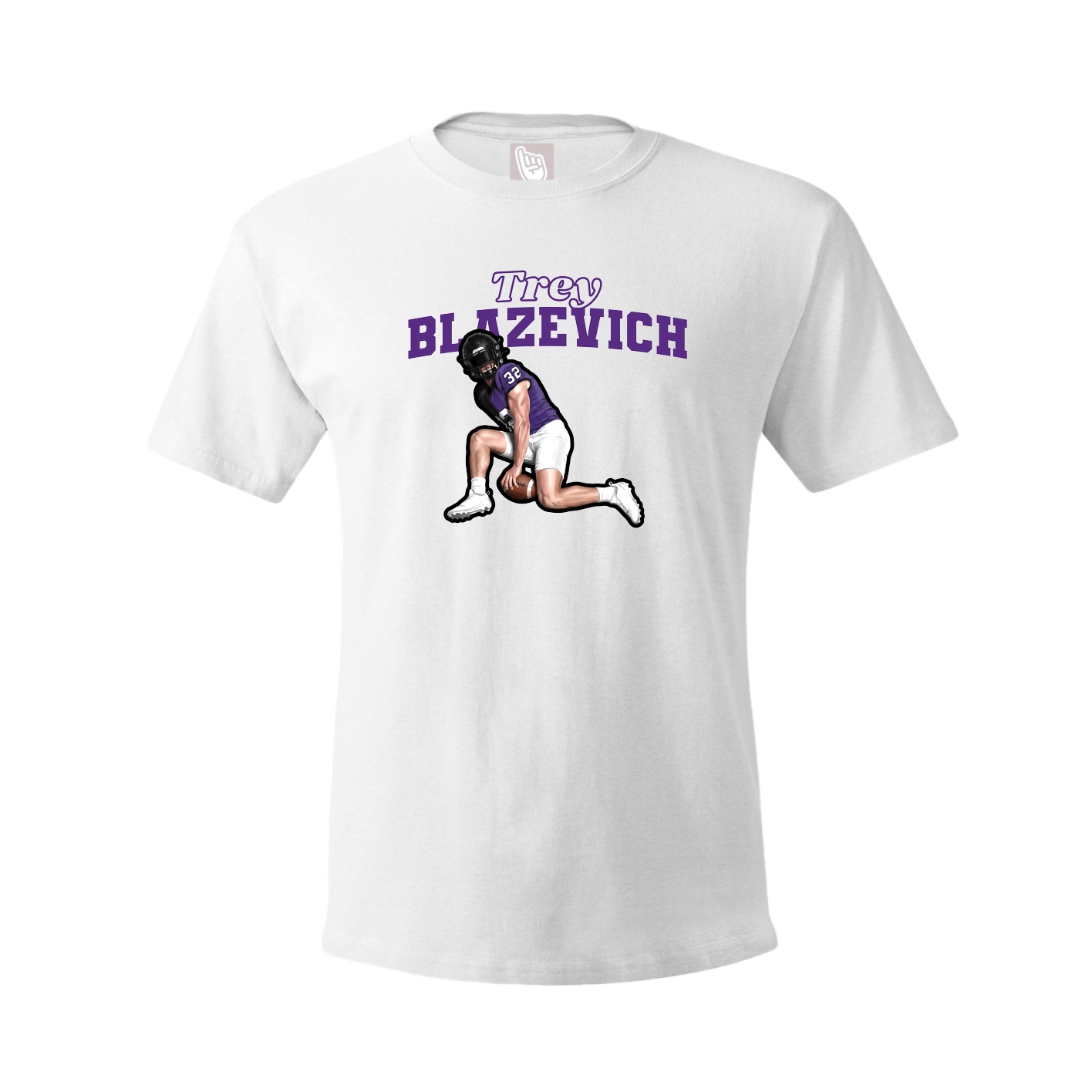 Tee — Name Arch in White