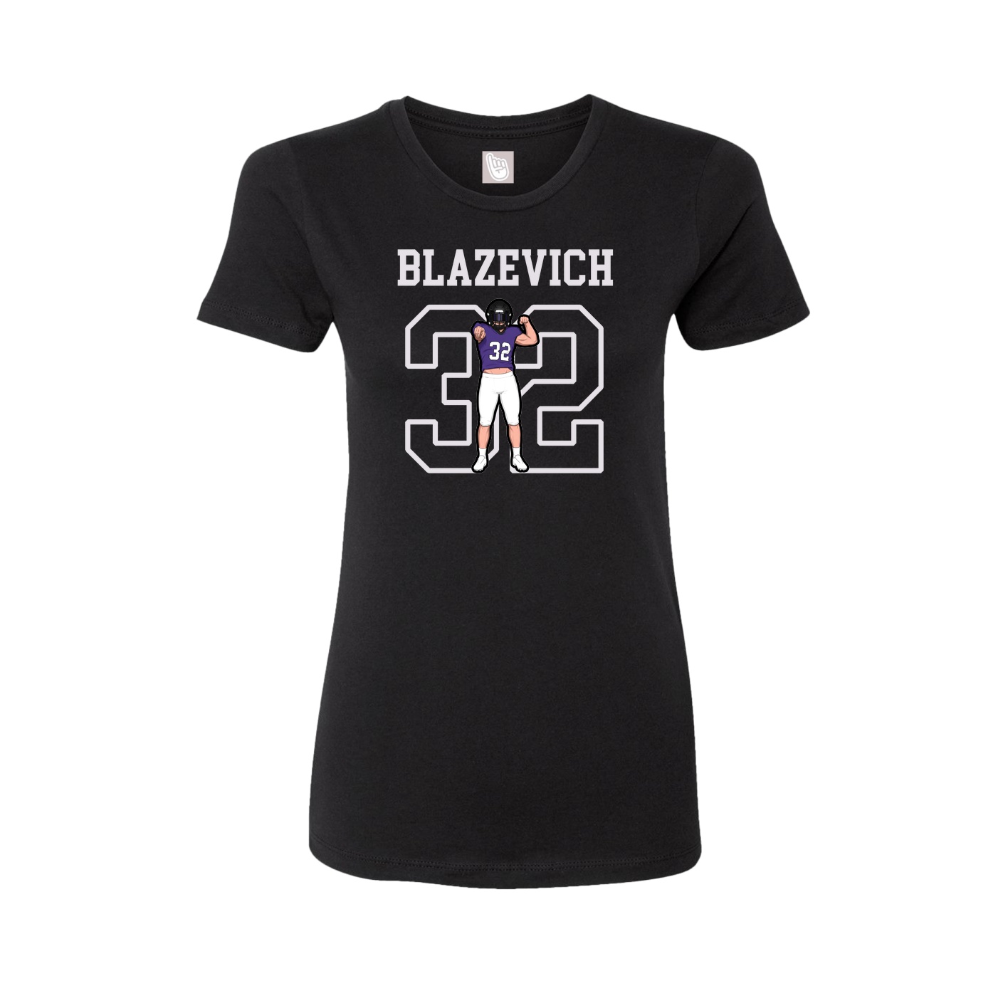 Fitted Women's Tee — Shirsey in Black