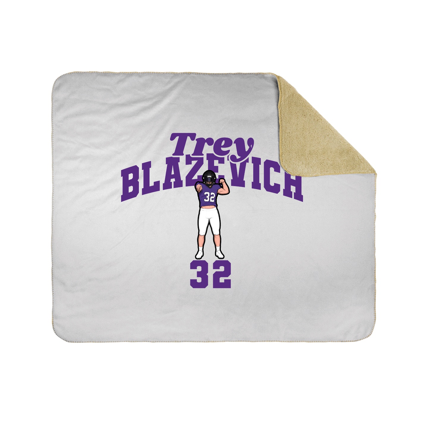 Throw Blanket — Signature Arch in White