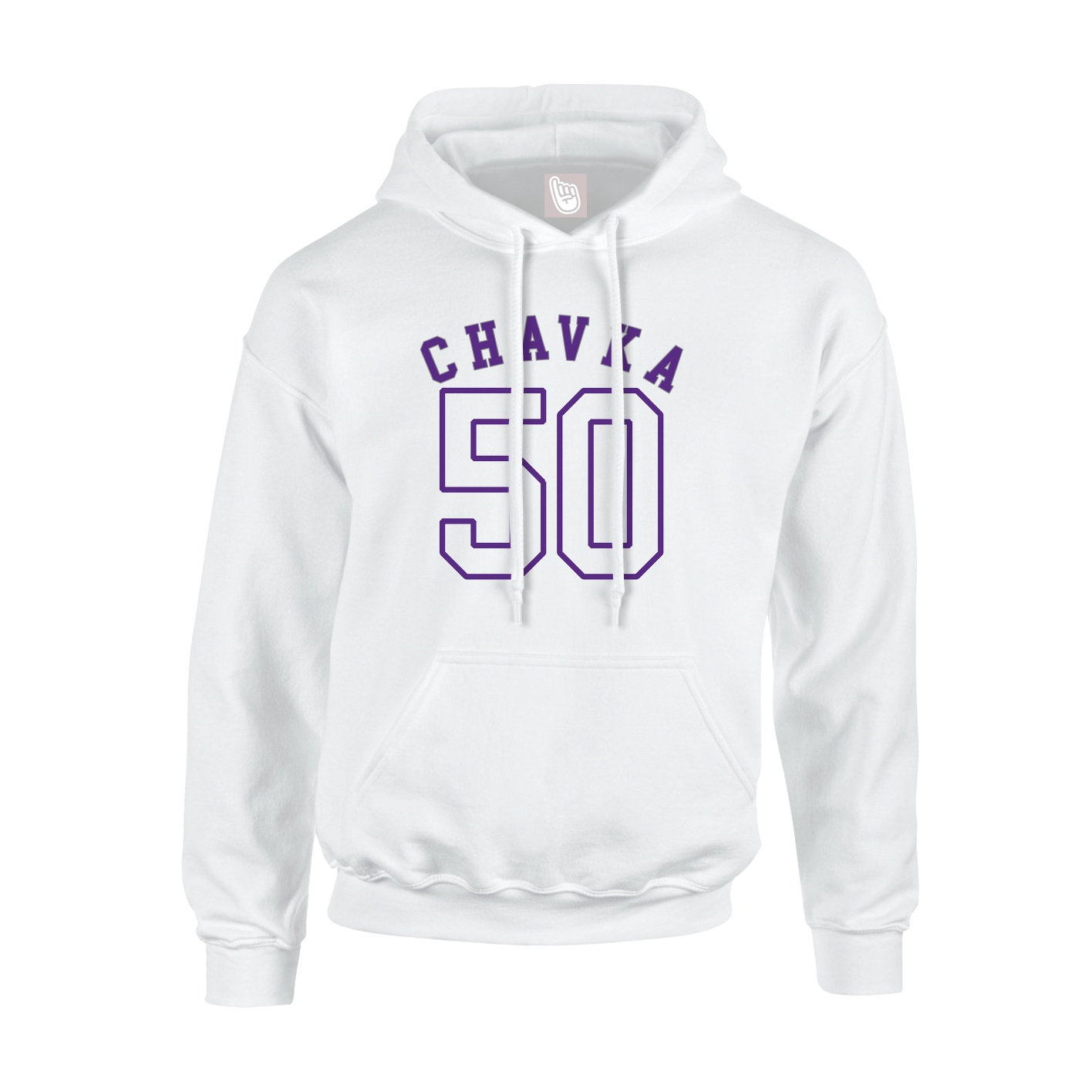 Youth Hoodie — Shirsey Arch in White