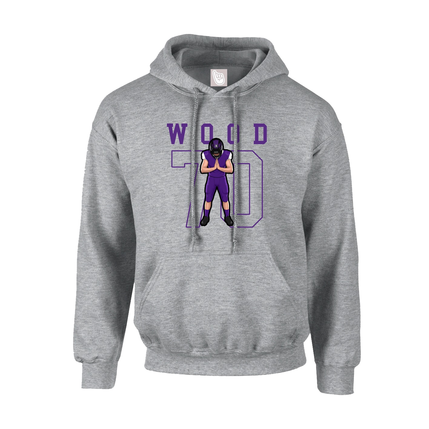 Hoodie — Shirsey in Grey