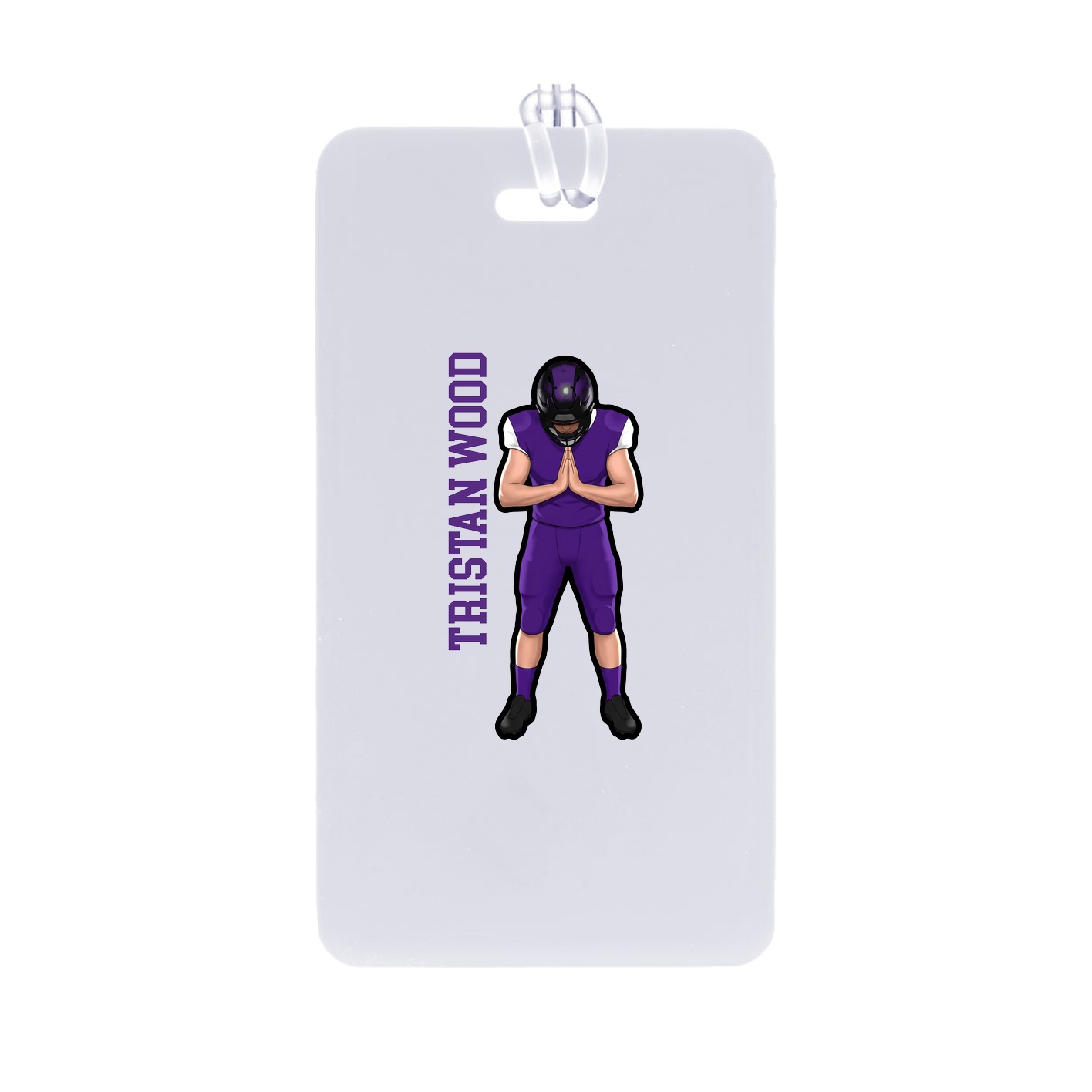 Bag Tag — Name Vertical in Classic