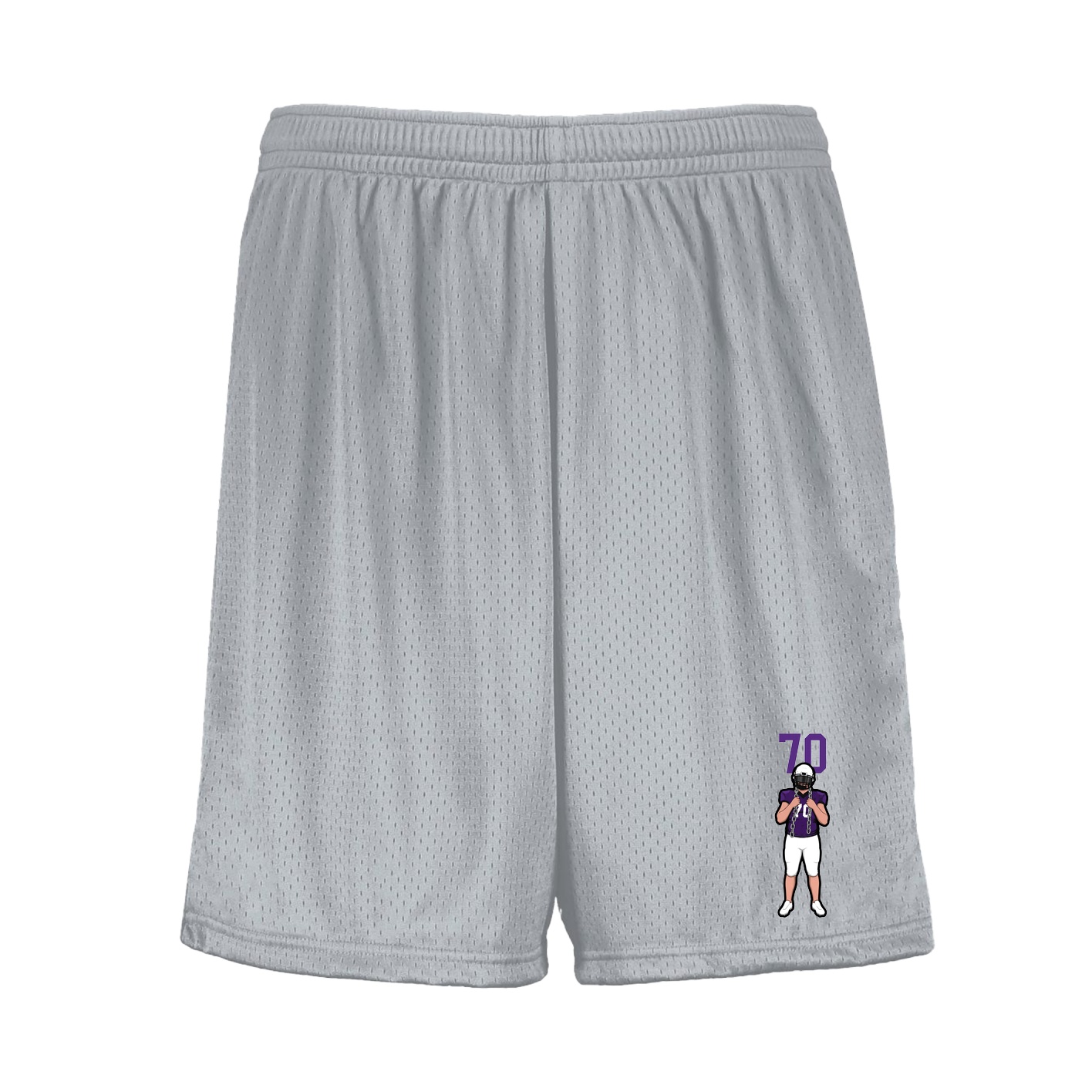 Shorts — Number Top in Silver