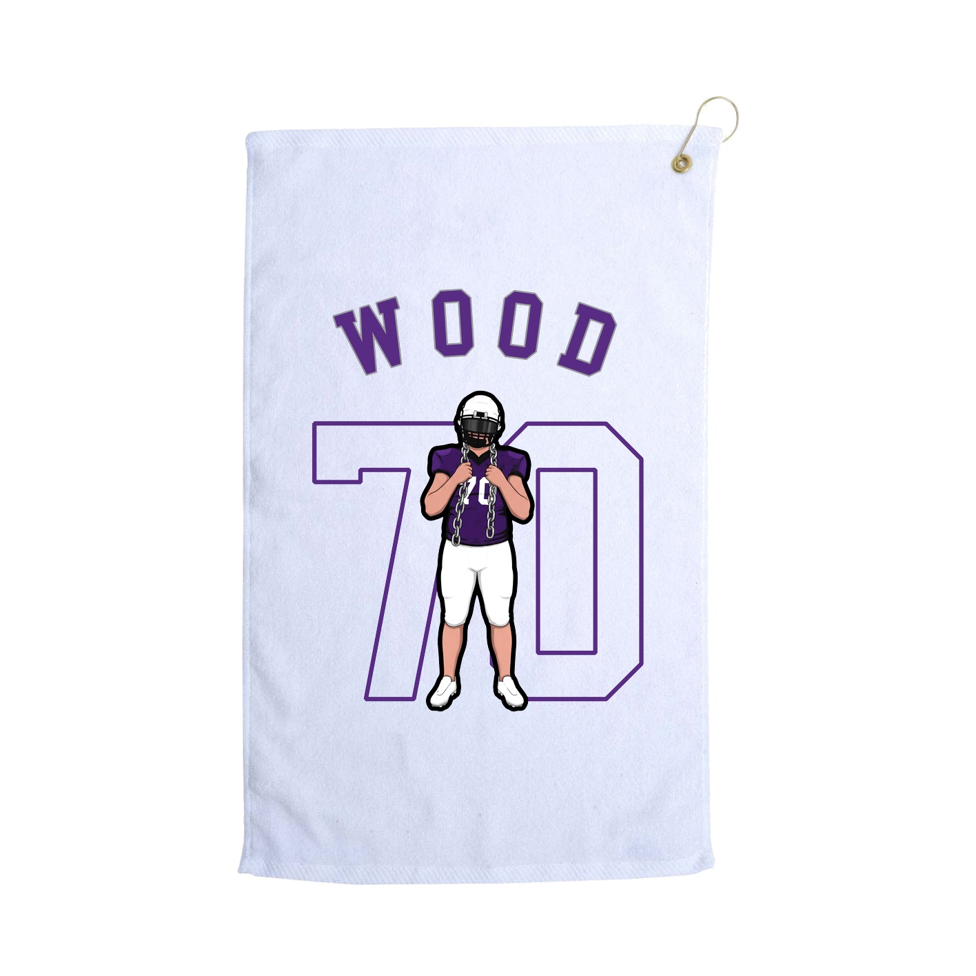 Golf Towel — Shirsey Arch in White