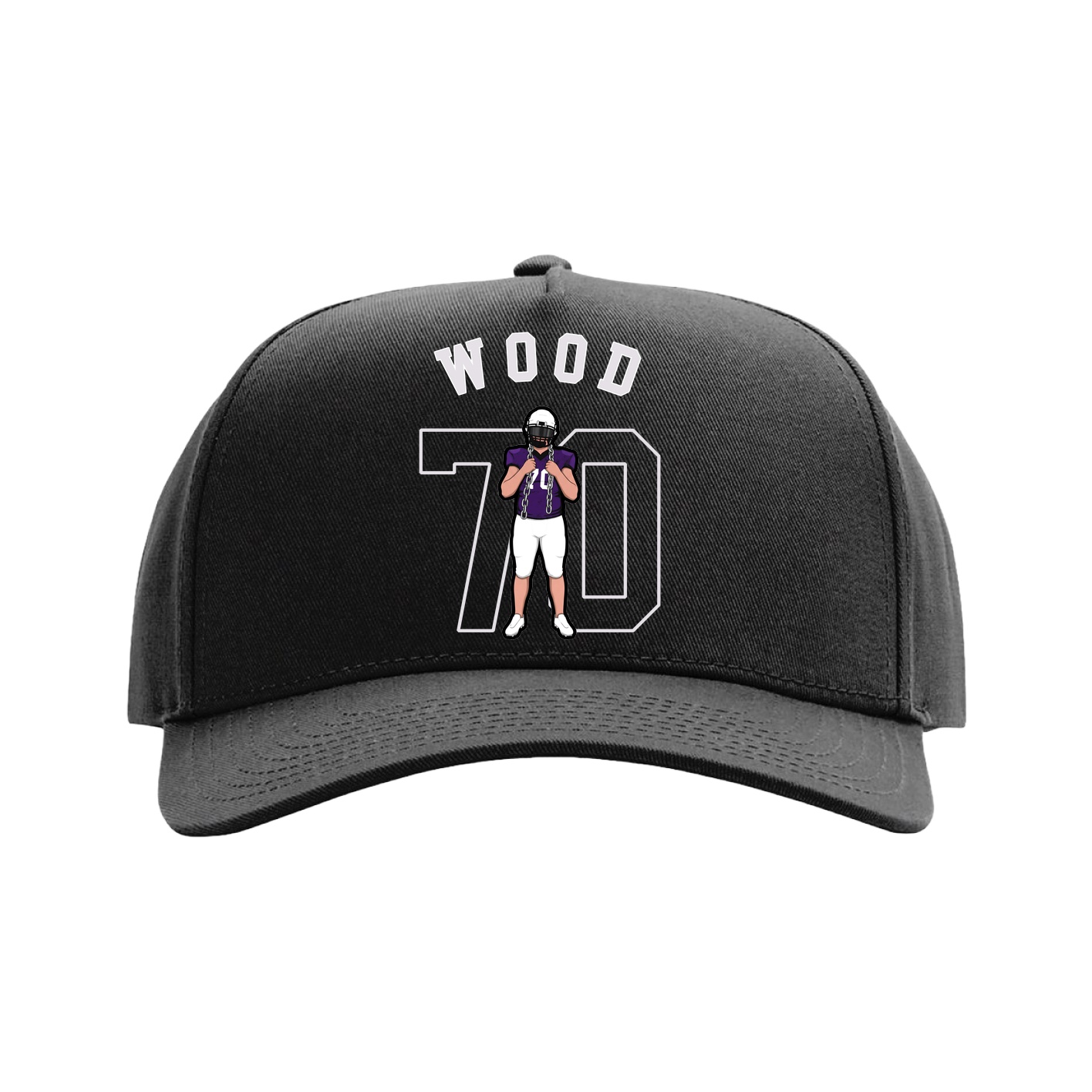 Full Fabric Five-Panel Champ Cap
