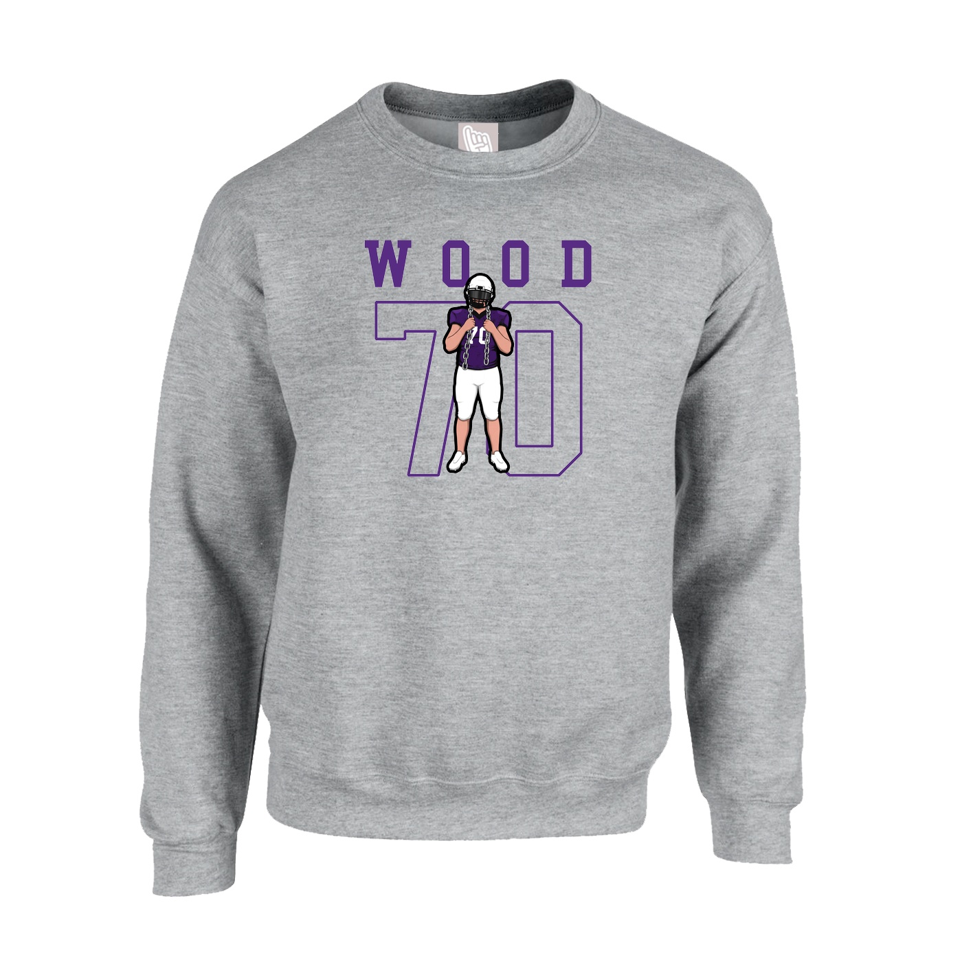 Fleece Crew — Shirsey in Grey