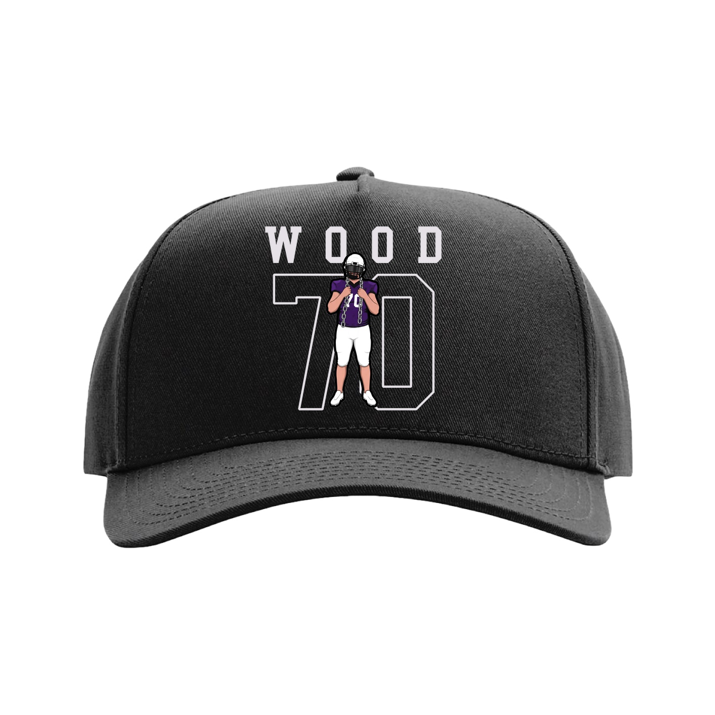 Full Fabric Five-Panel Champ Cap