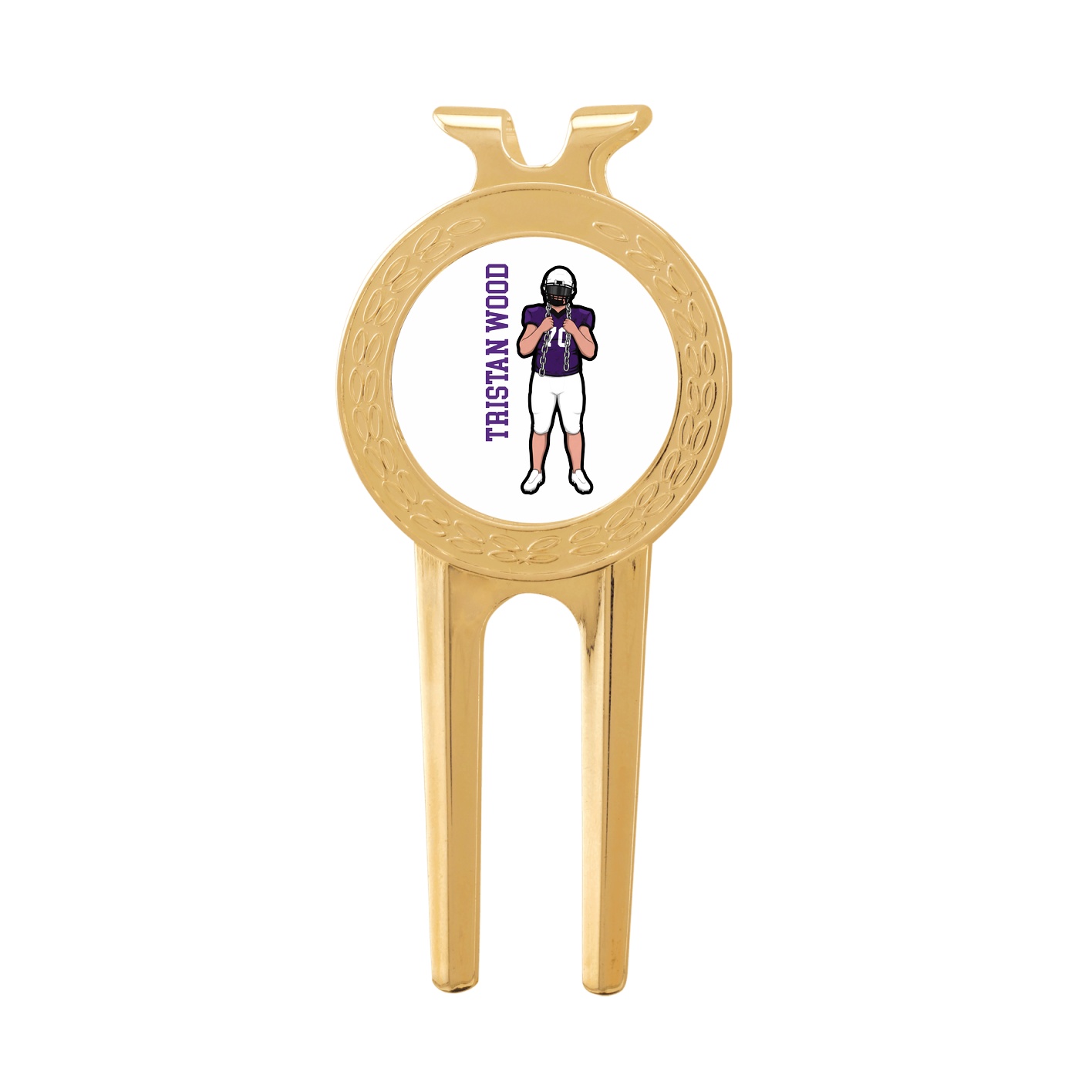 Divot Tool with Ball Marker — Name Vertical in Classic