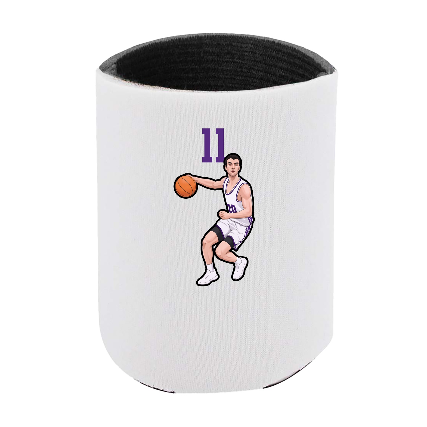 Can Holder — Number Top in White