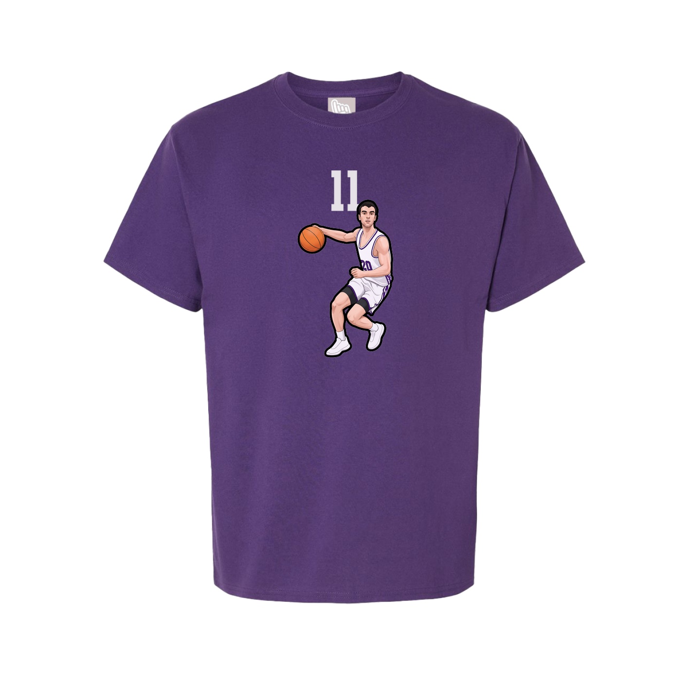 Tee — Number Top in Purple