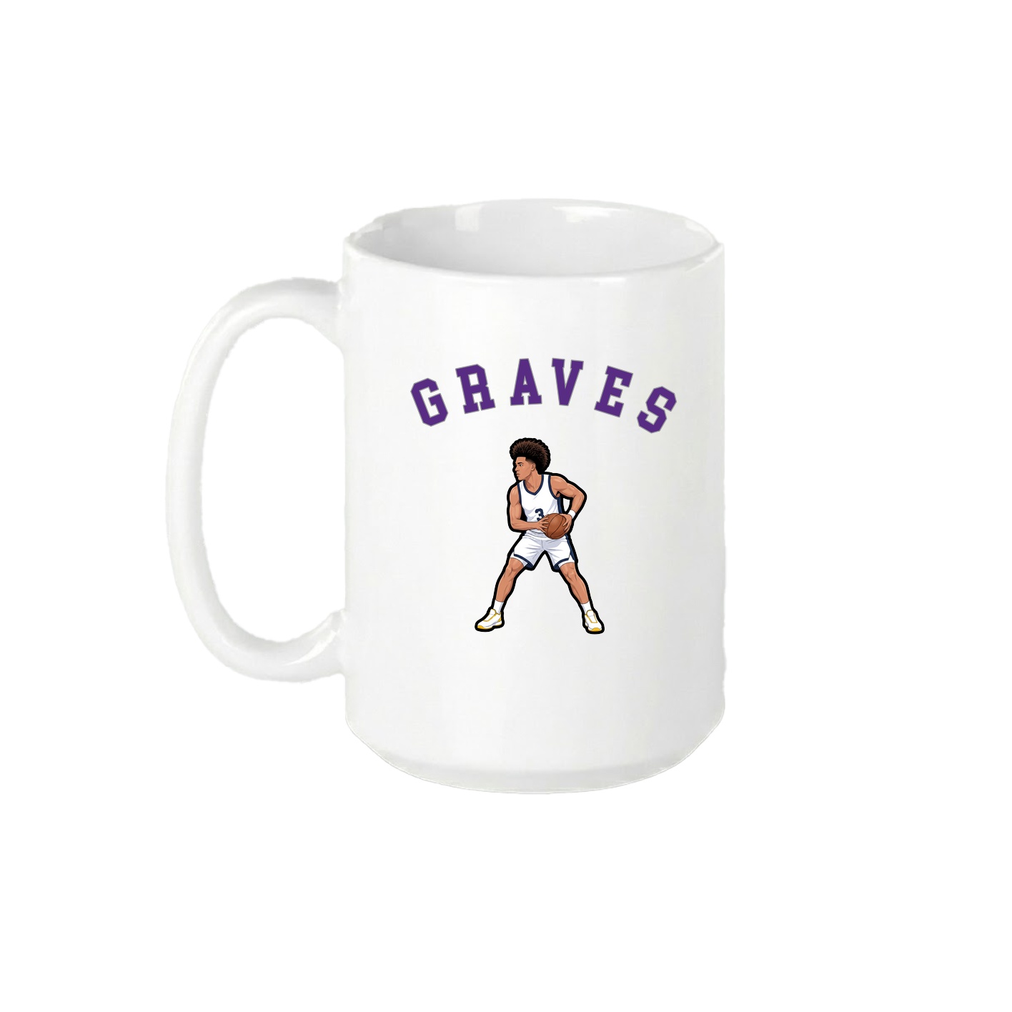 15oz Coffee Mug — Shirsey Arch in White